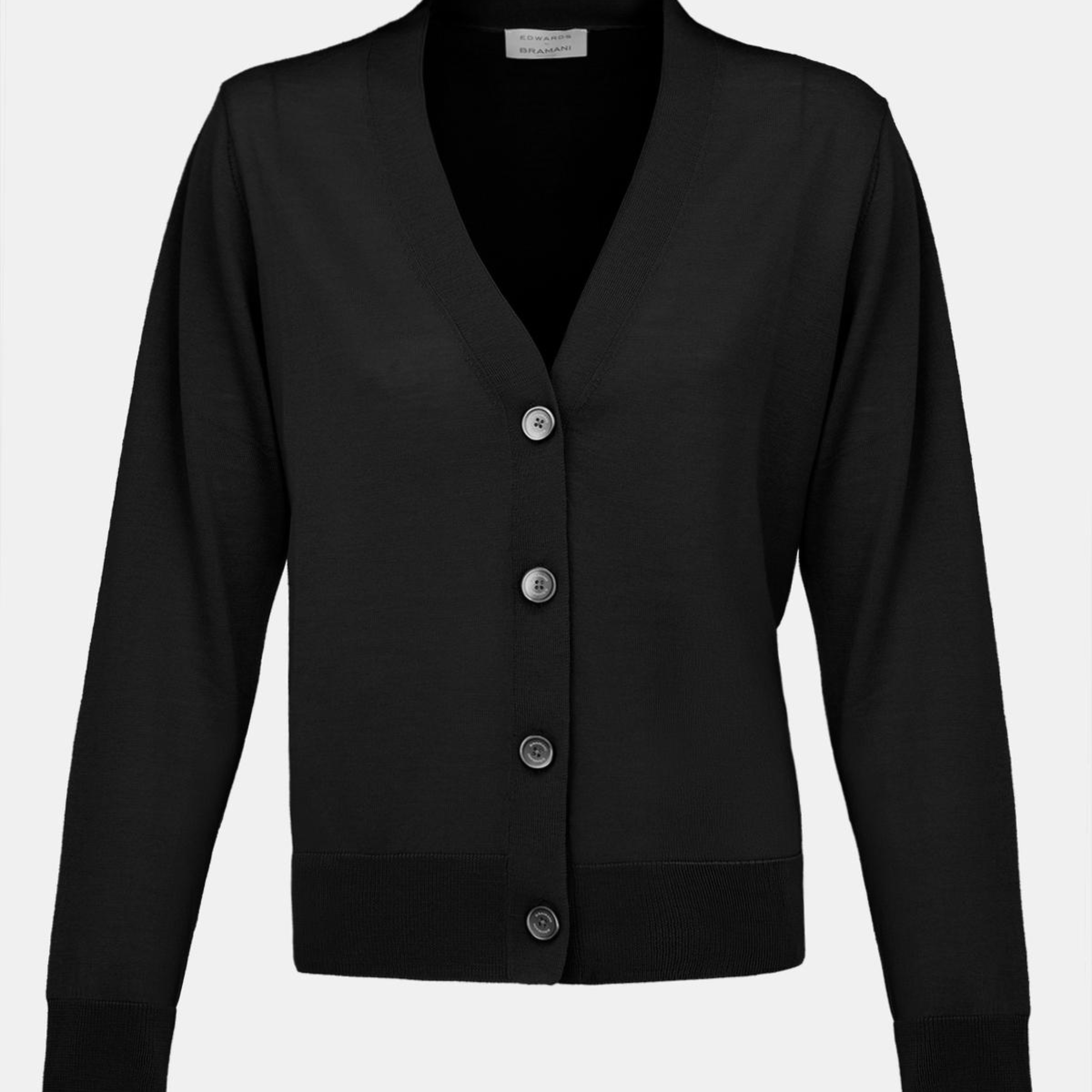 Kadın Siyah Yün Hırka