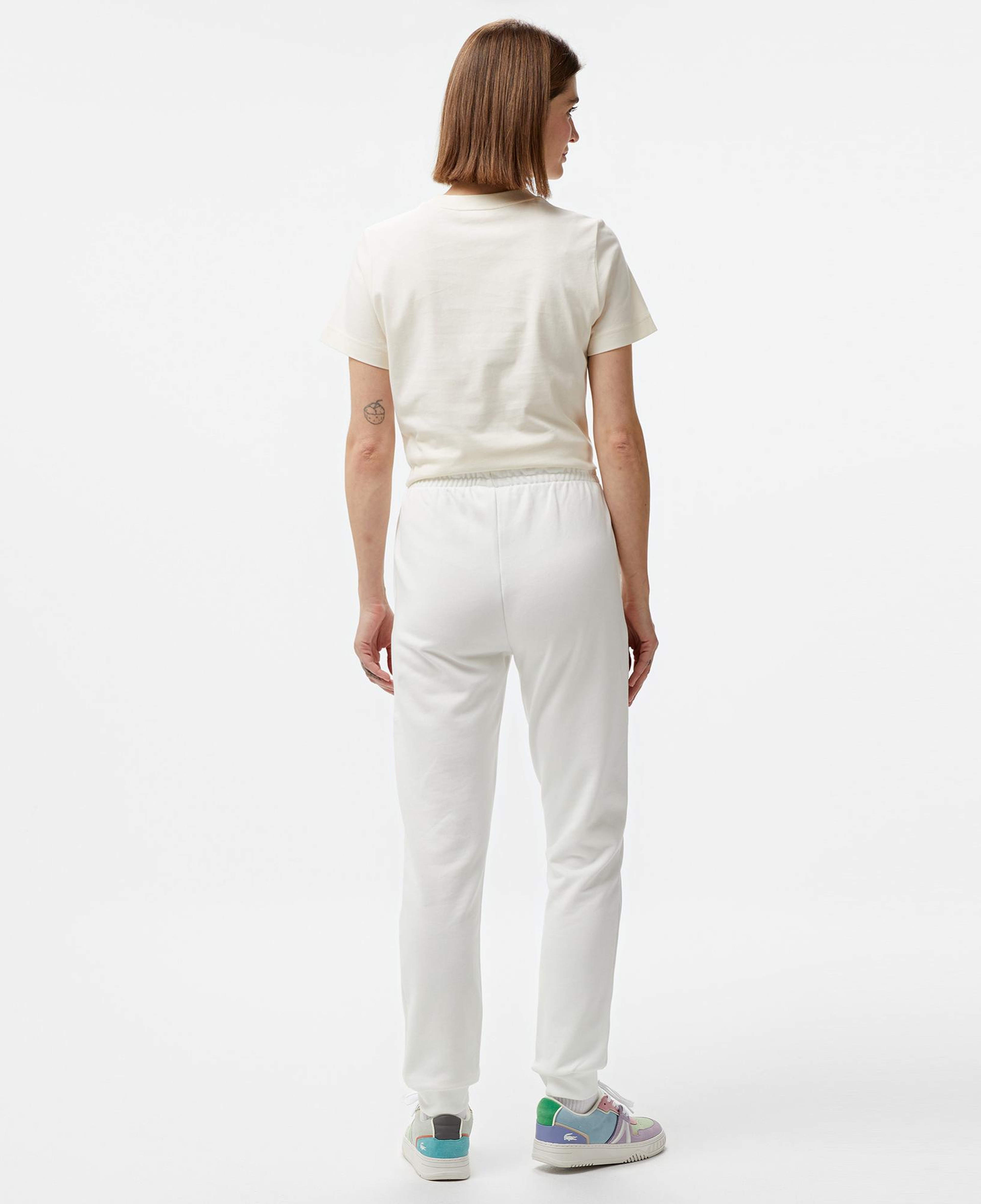 Lacoste Classic Straight Fit Kadın Beyaz Eşofman Altı