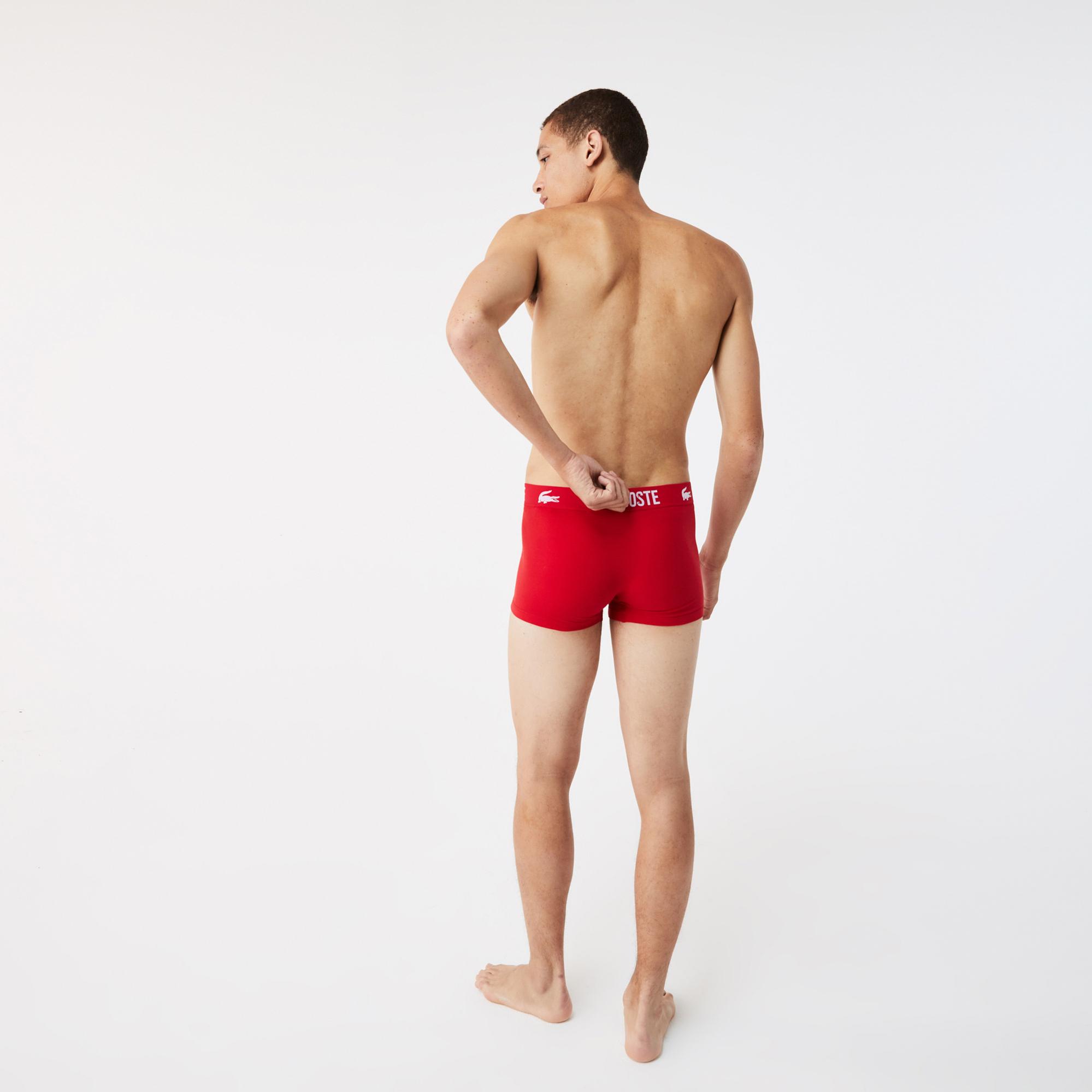 Erkek 3'lü Renkli Boxer