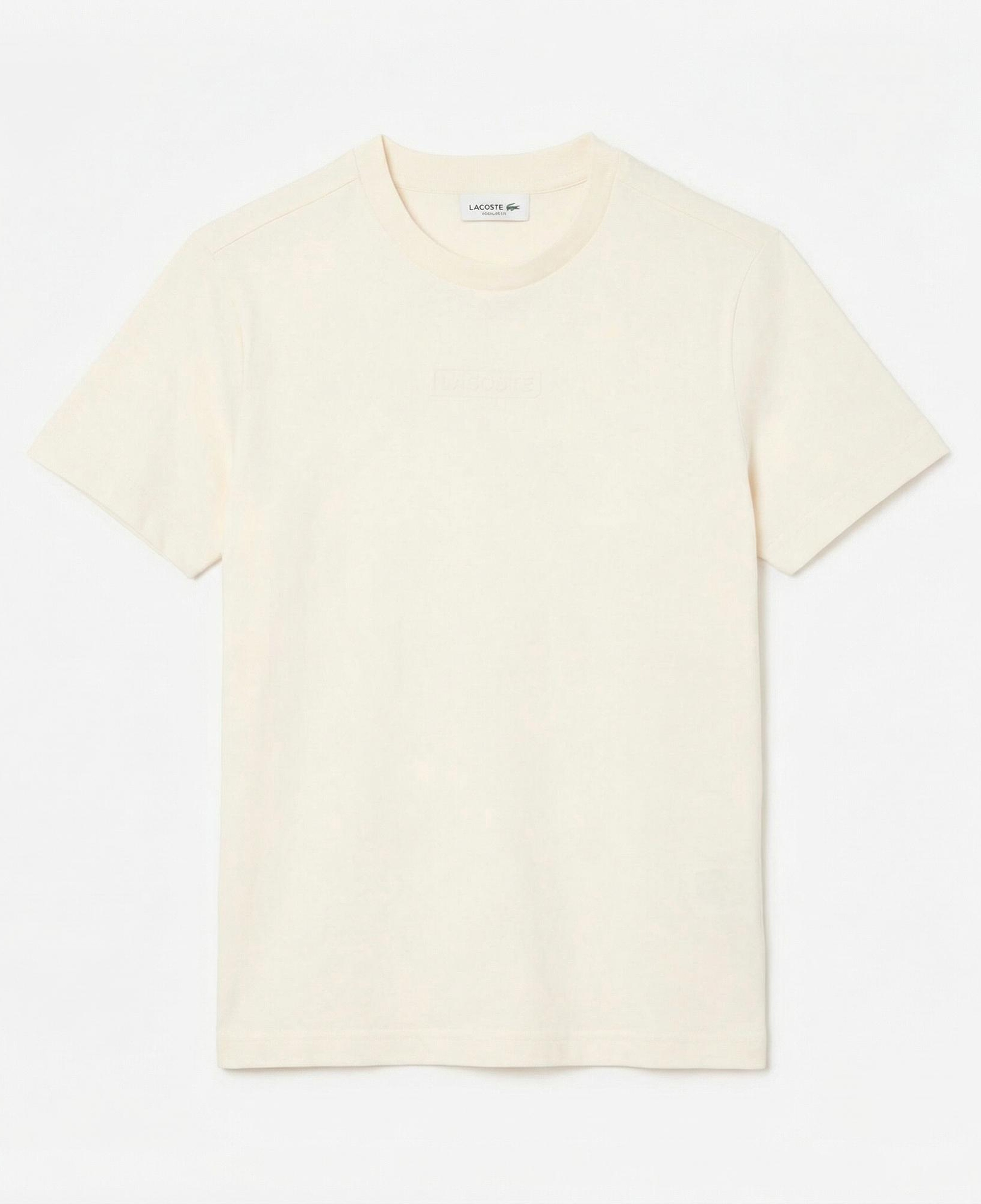 Lacoste Print Kadın Bej T-Shirt