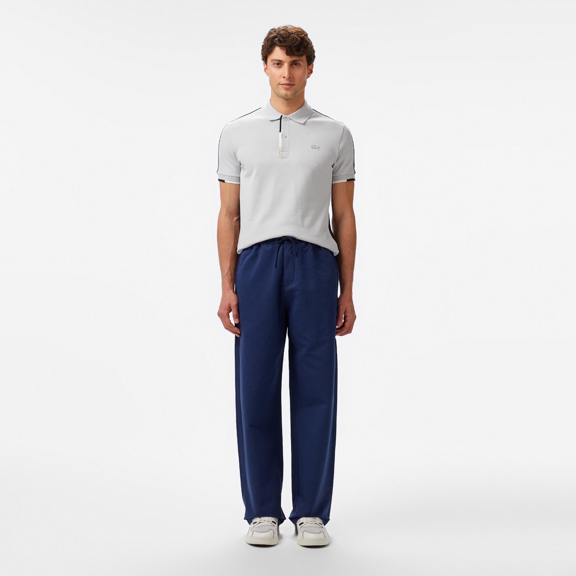 Lacoste Erkek Regular Fit Renk Bloklu Gri Polo