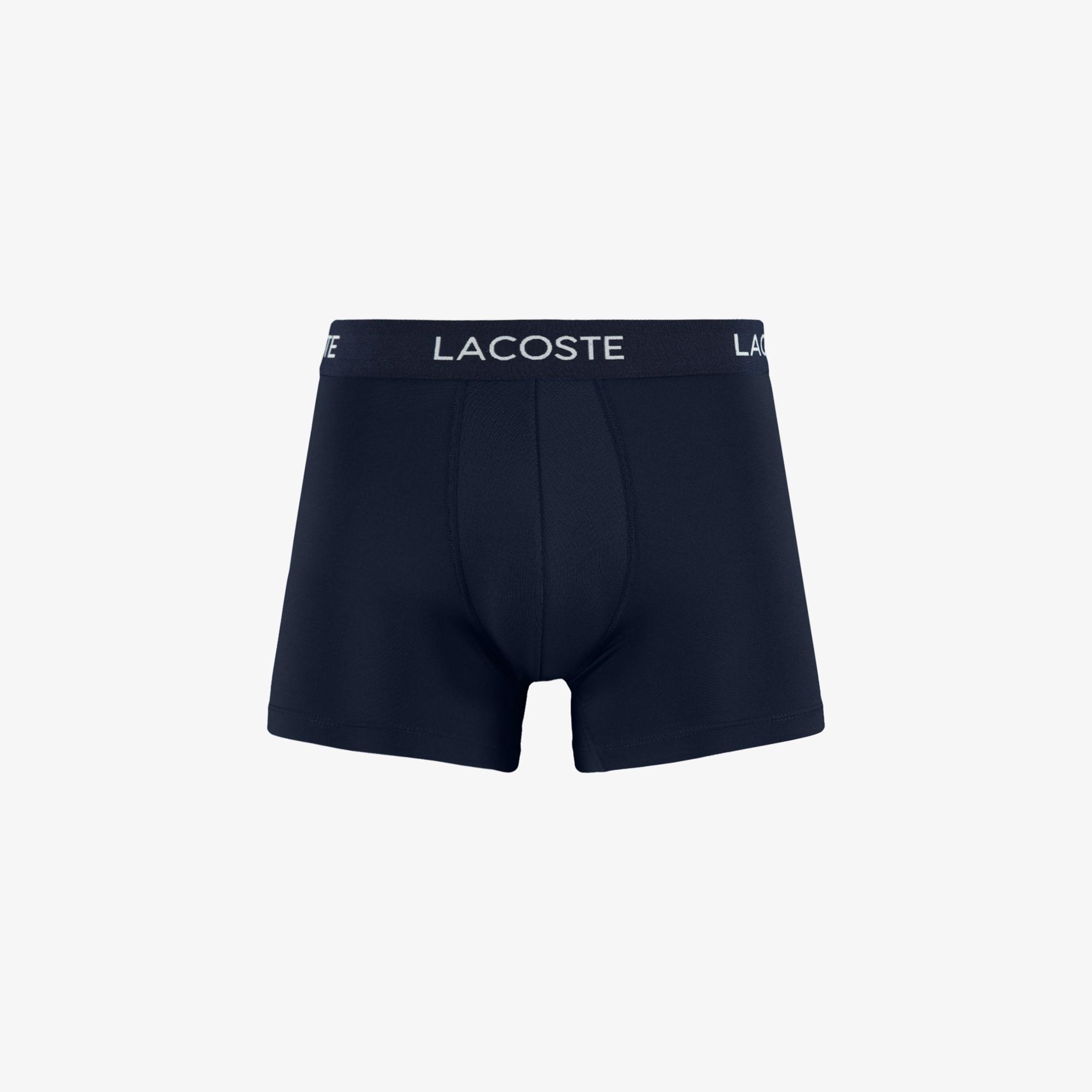 Lacoste Erkek 3'lü Renkli Boxer