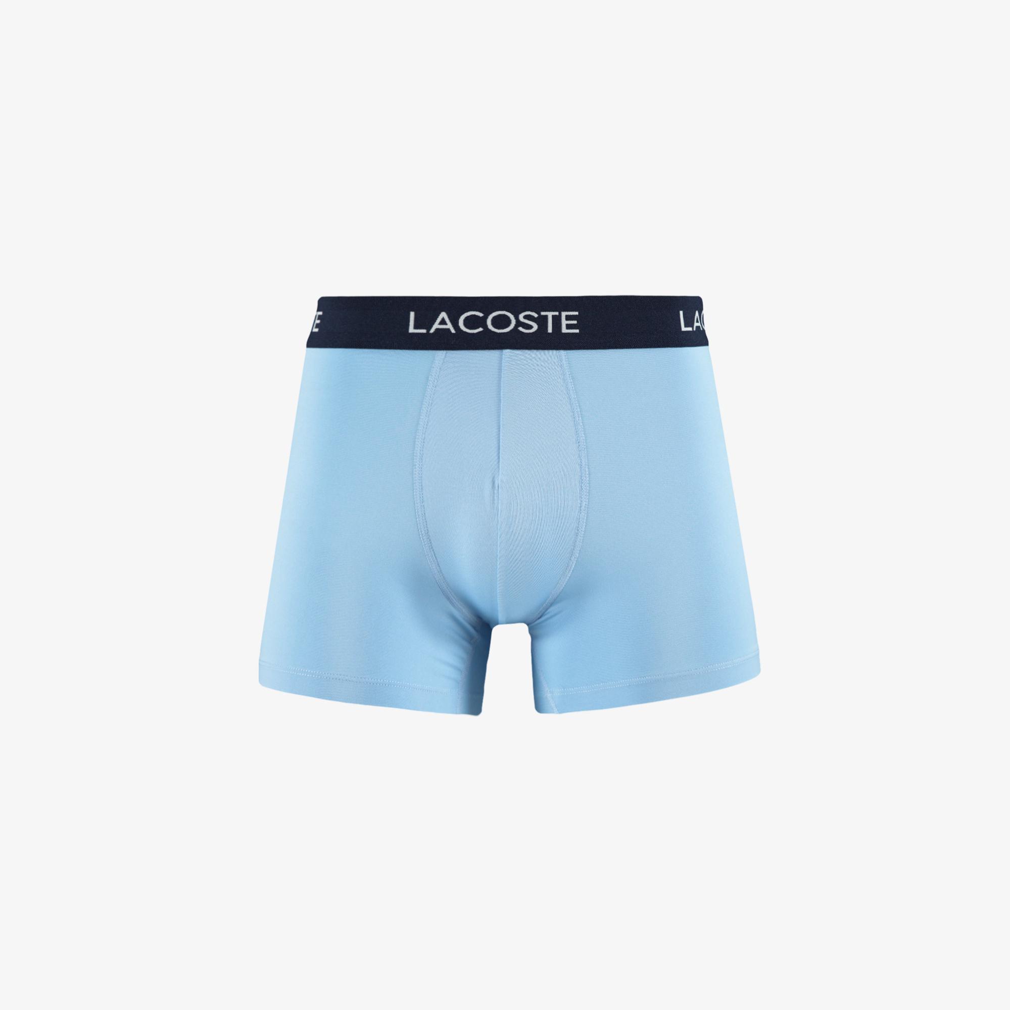Lacoste Erkek 3'lü Renkli Boxer