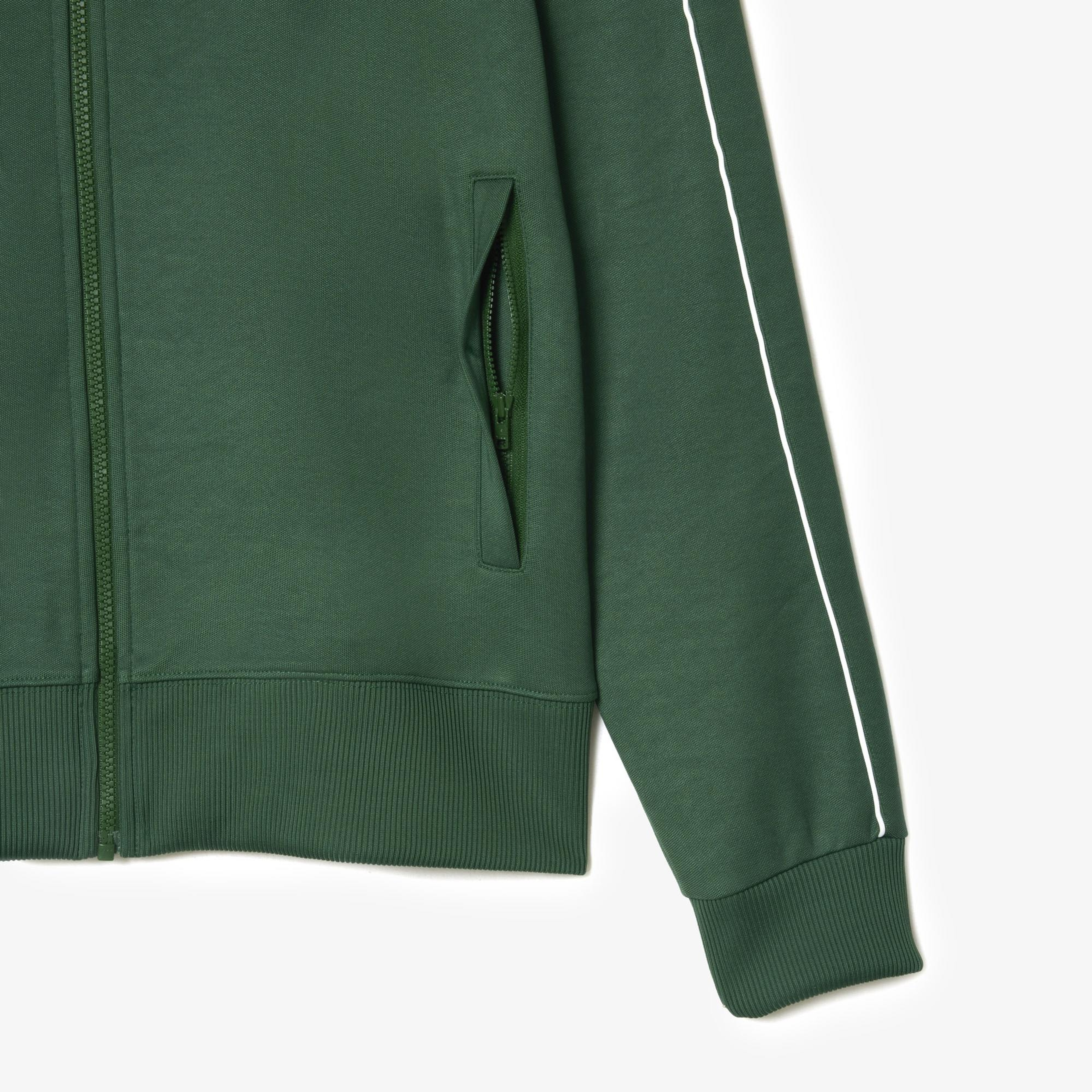 Lacoste Regular Fit Fermuarlı Erkek Yeşil Sweatshirt
