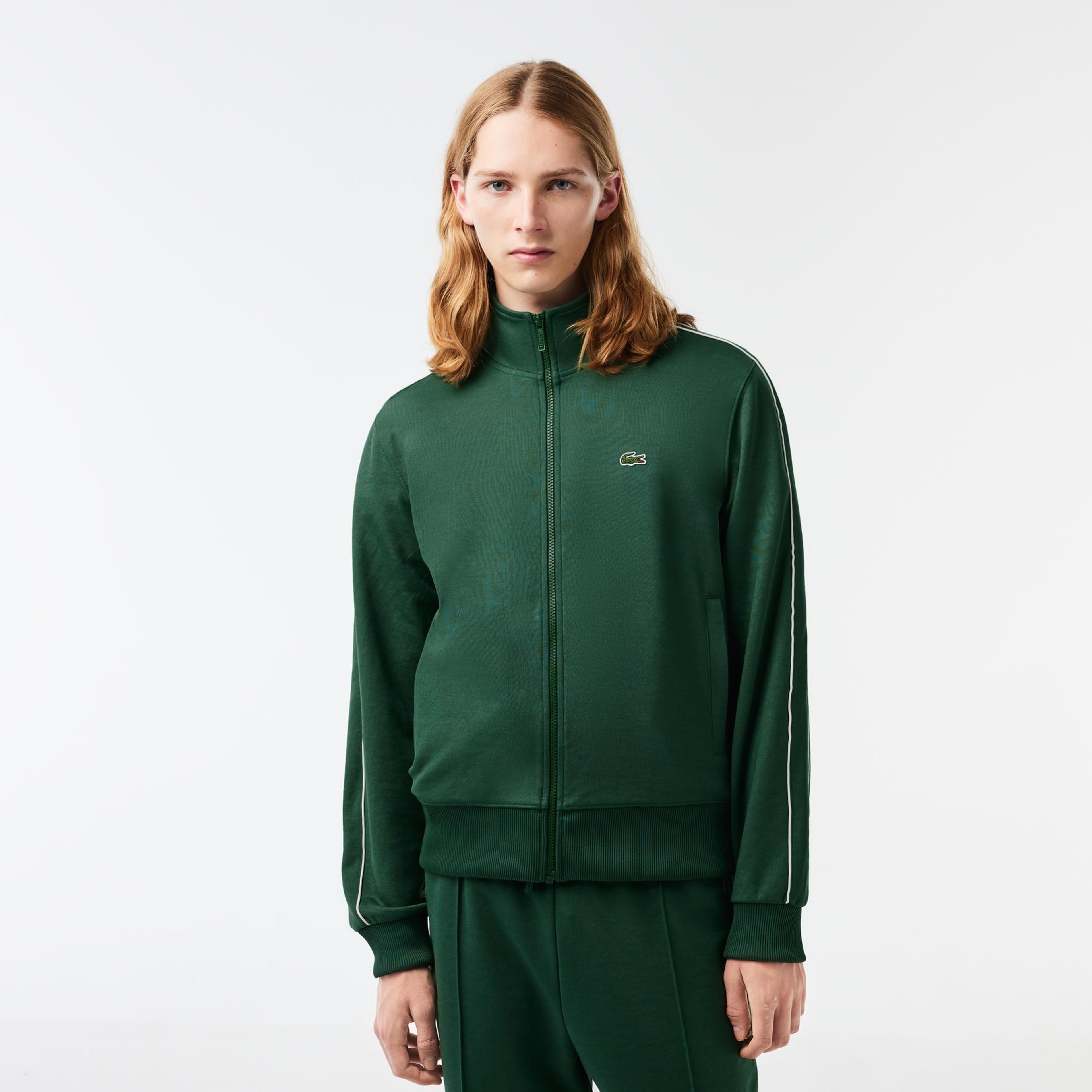 Lacoste Regular Fit Fermuarlı Erkek Yeşil Sweatshirt