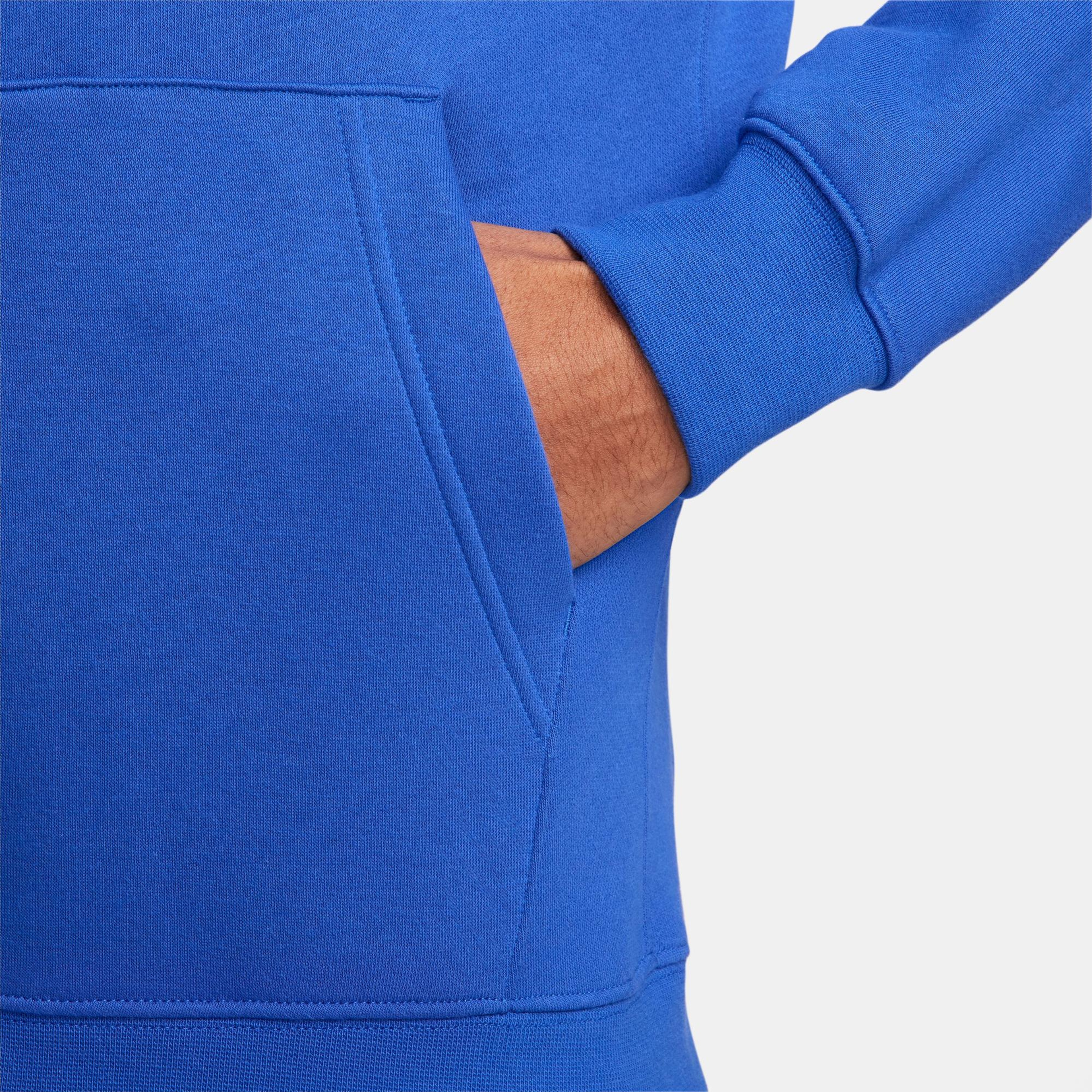 Nike Sportswear Club Fleece Erkek Mavi Sweatshirt