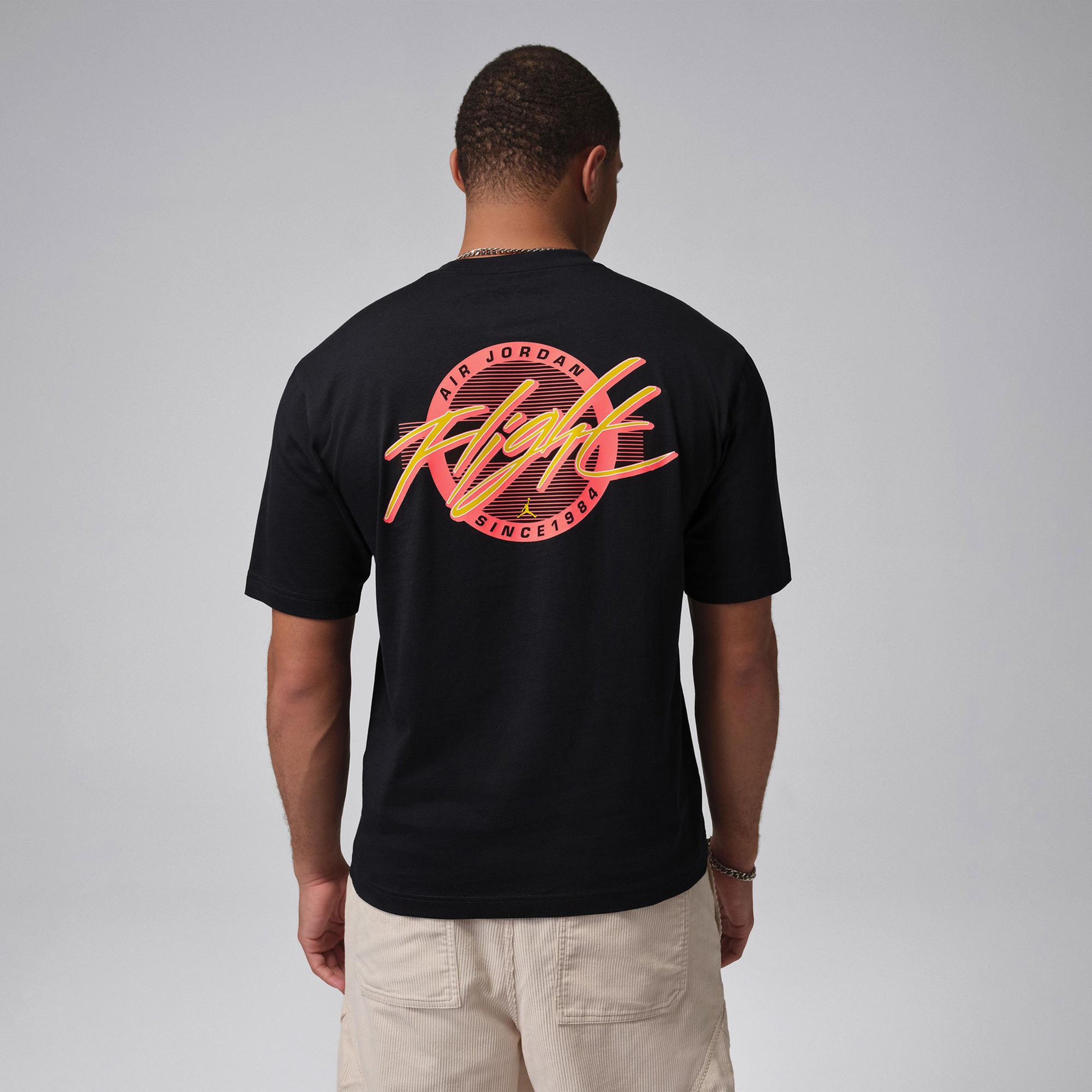 Jordan Flight Crew Erkek Siyah T-Shirt