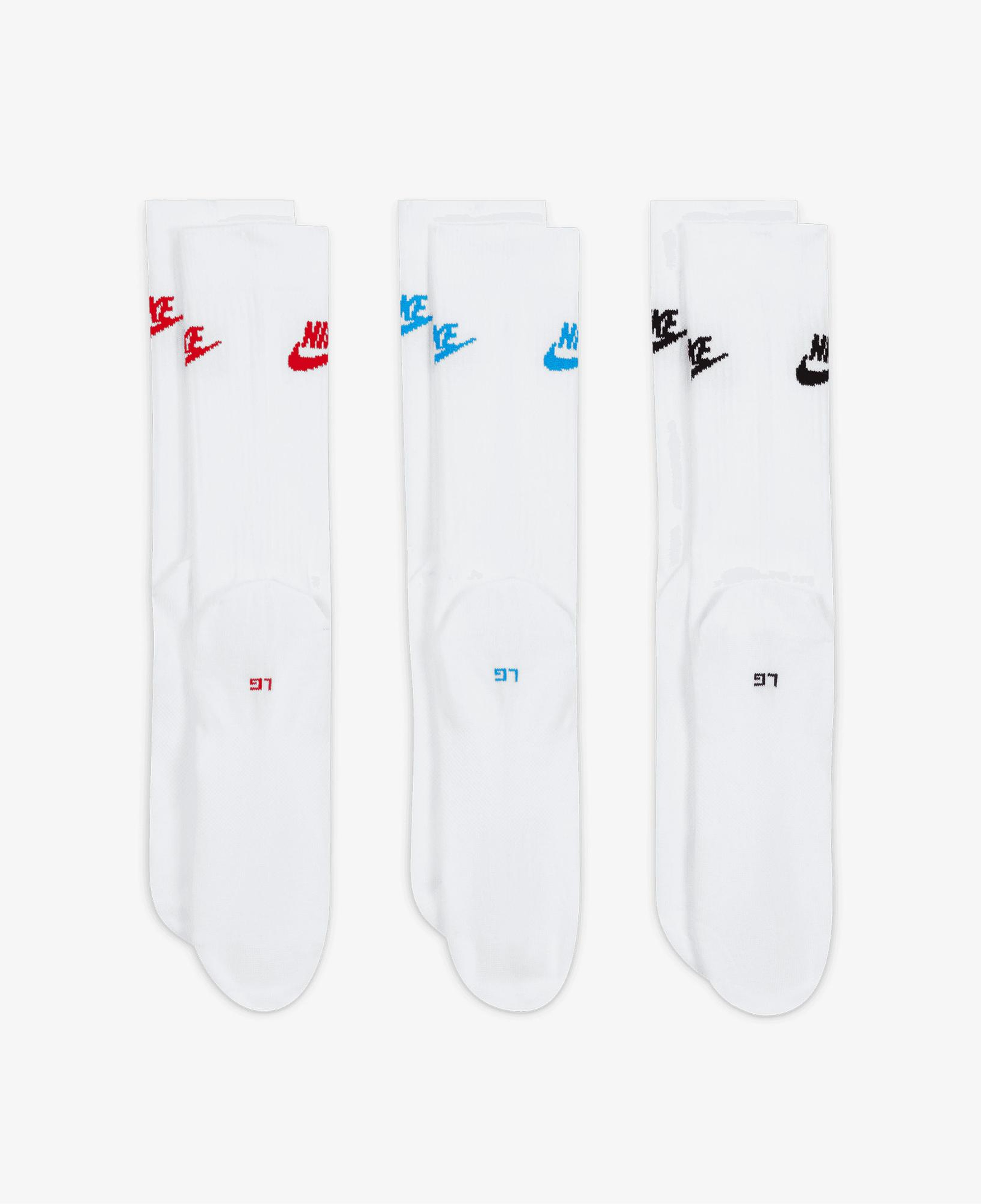 Nike Sportswear Everyday Essential Cr Unisex Renkli 3'lü Çorap