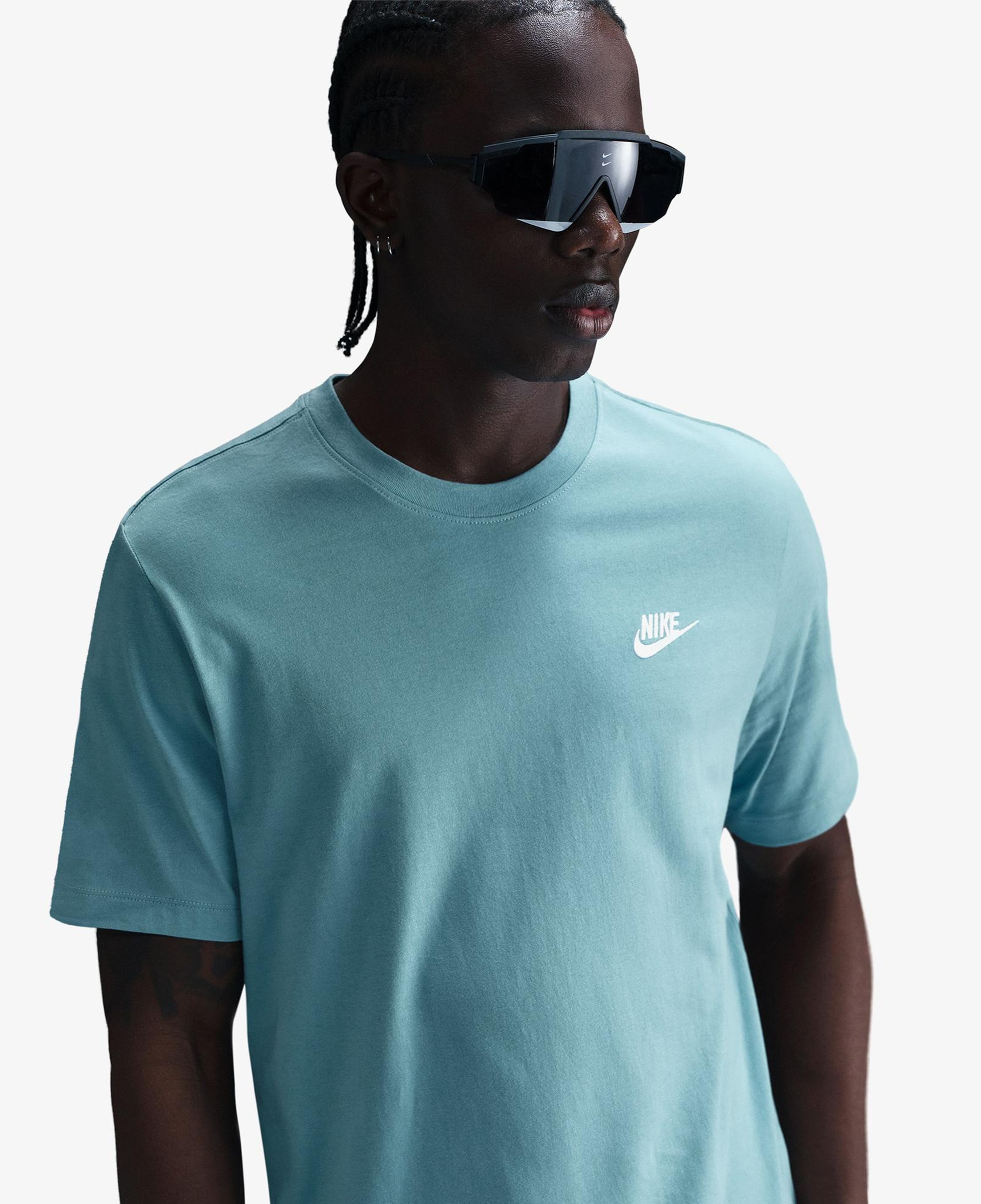Nike Sportswear Club Erkek Mavi T-Shirt