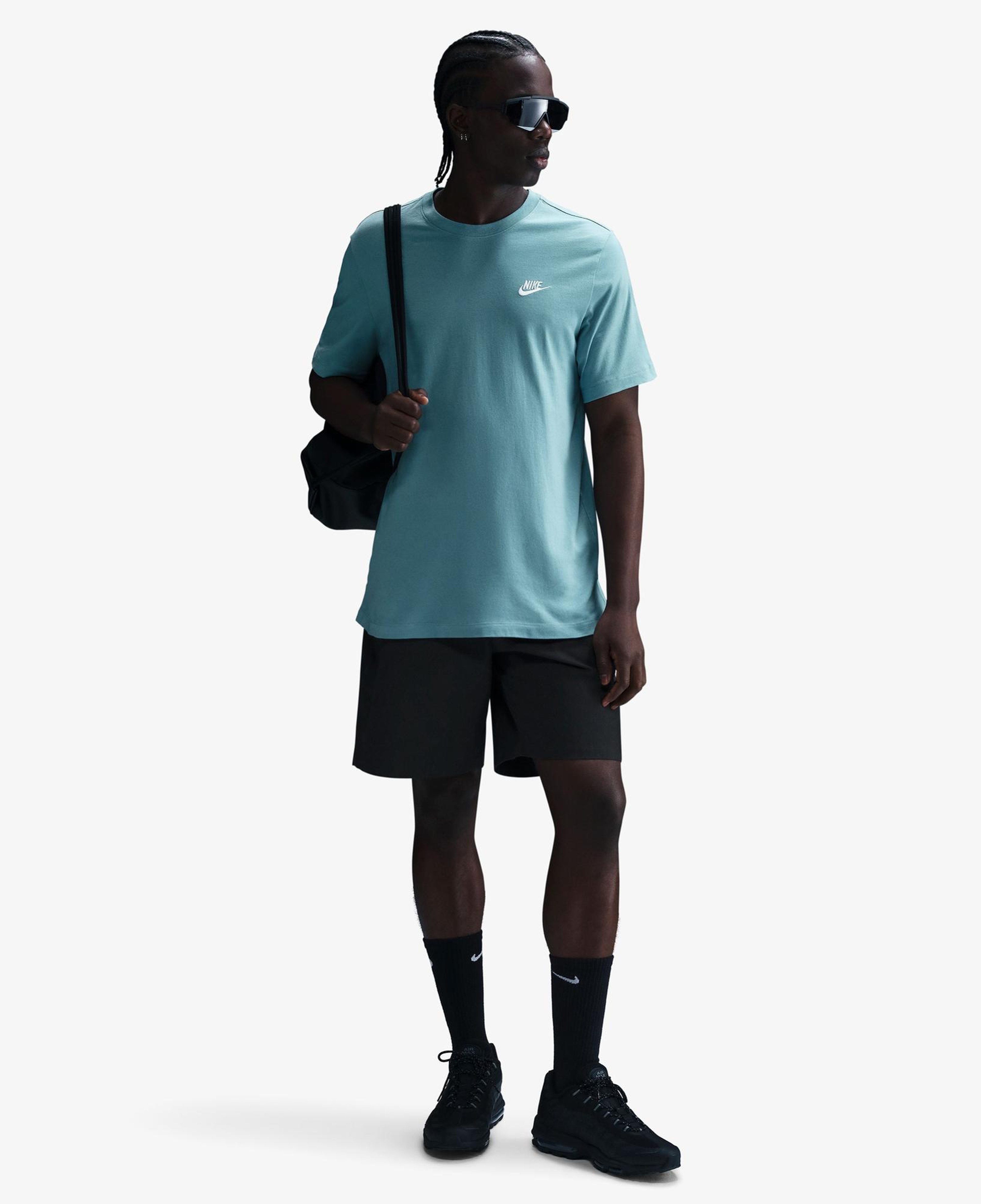 Nike Sportswear Club Erkek Mavi T-Shirt