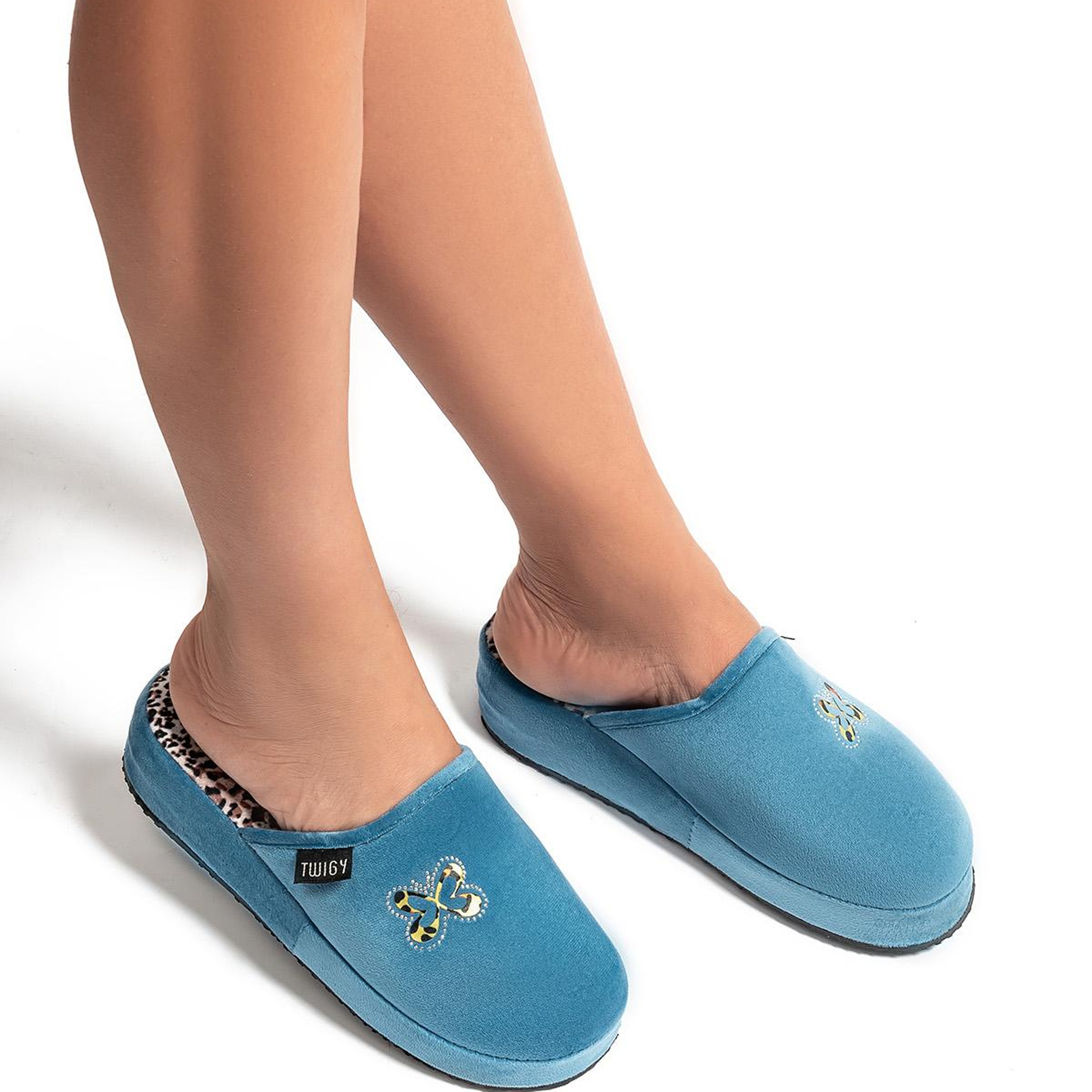 Kelebek Kadın Ev Terliği Mavi 36/40