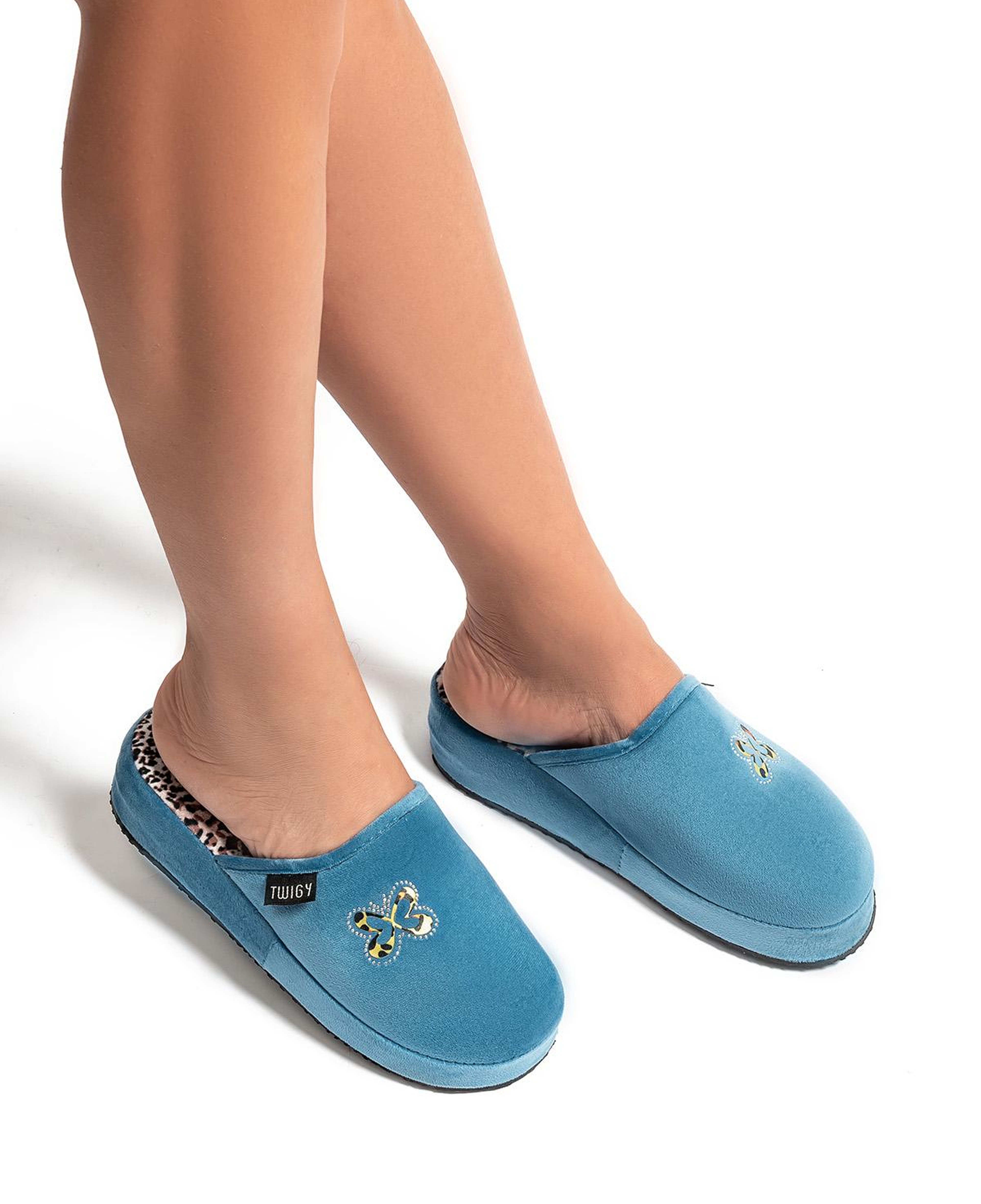Kelebek Kadın Ev Terliği Mavi 36/40