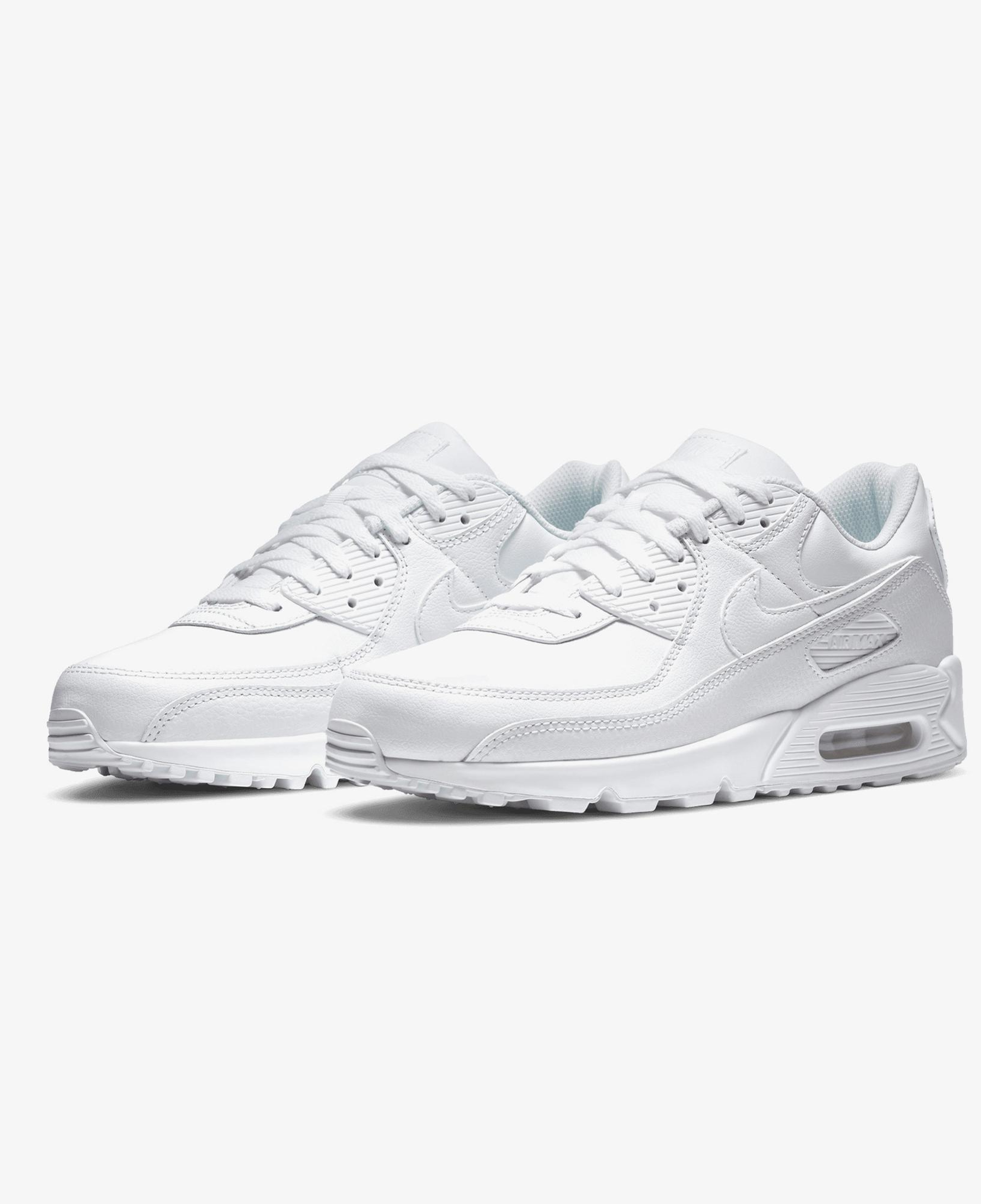 Nike Air Max 90 Leather Erkek Beyaz Spor Ayakkabı