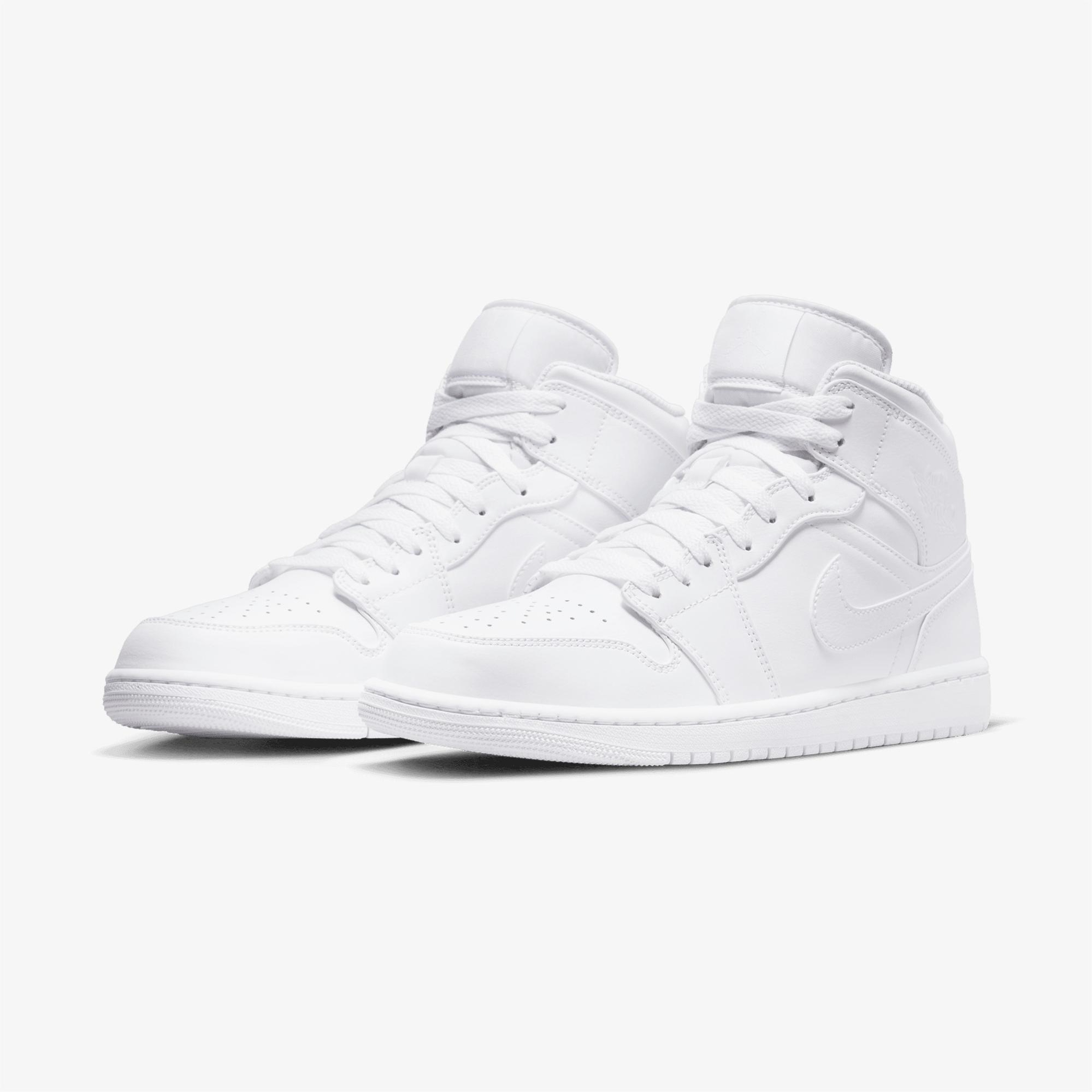 Jordan Air 1 Mid Beyaz Spor Ayakkabı