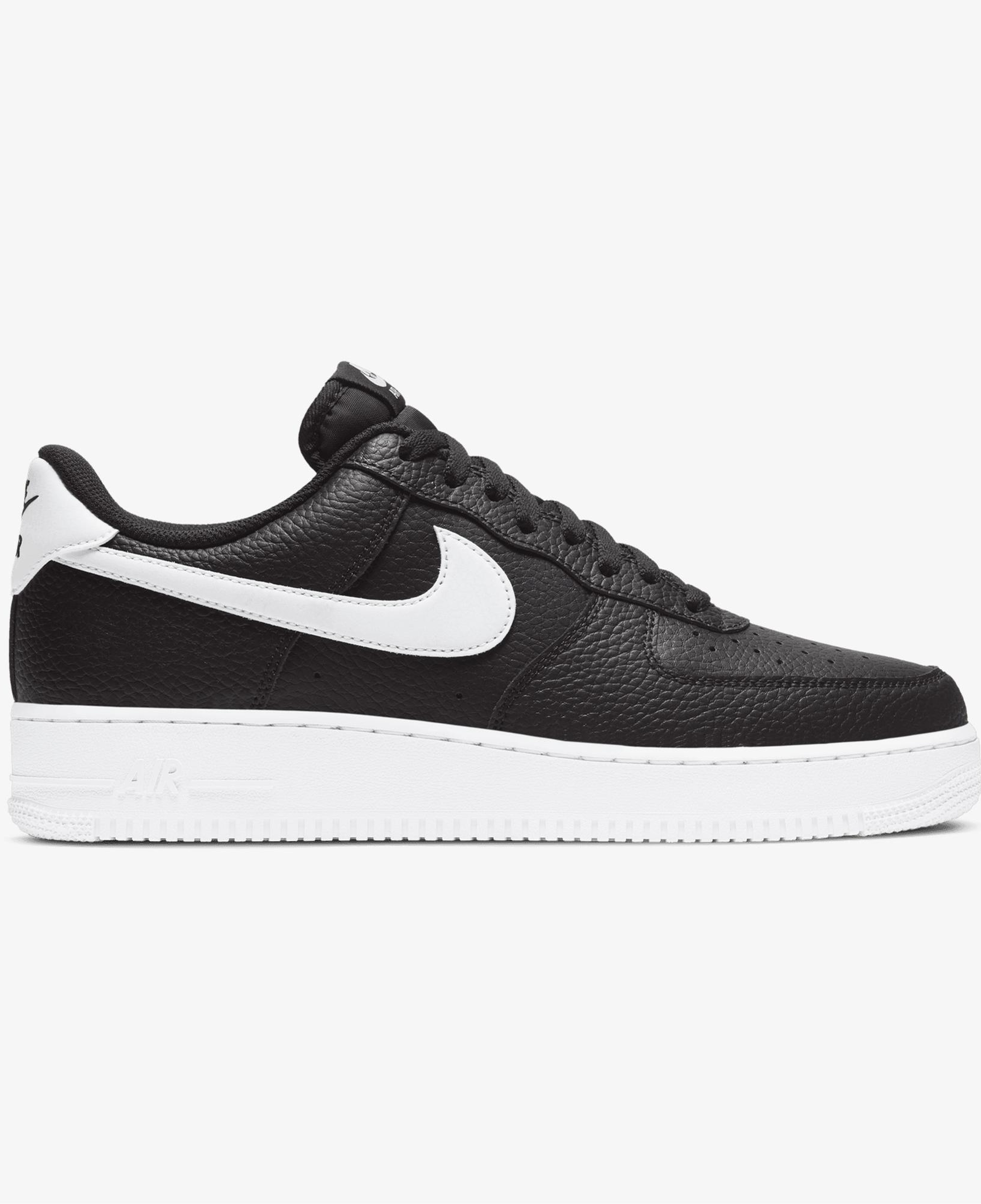 Nike Air Force 1 '07 Erkek Siyah Spor Ayakkabı