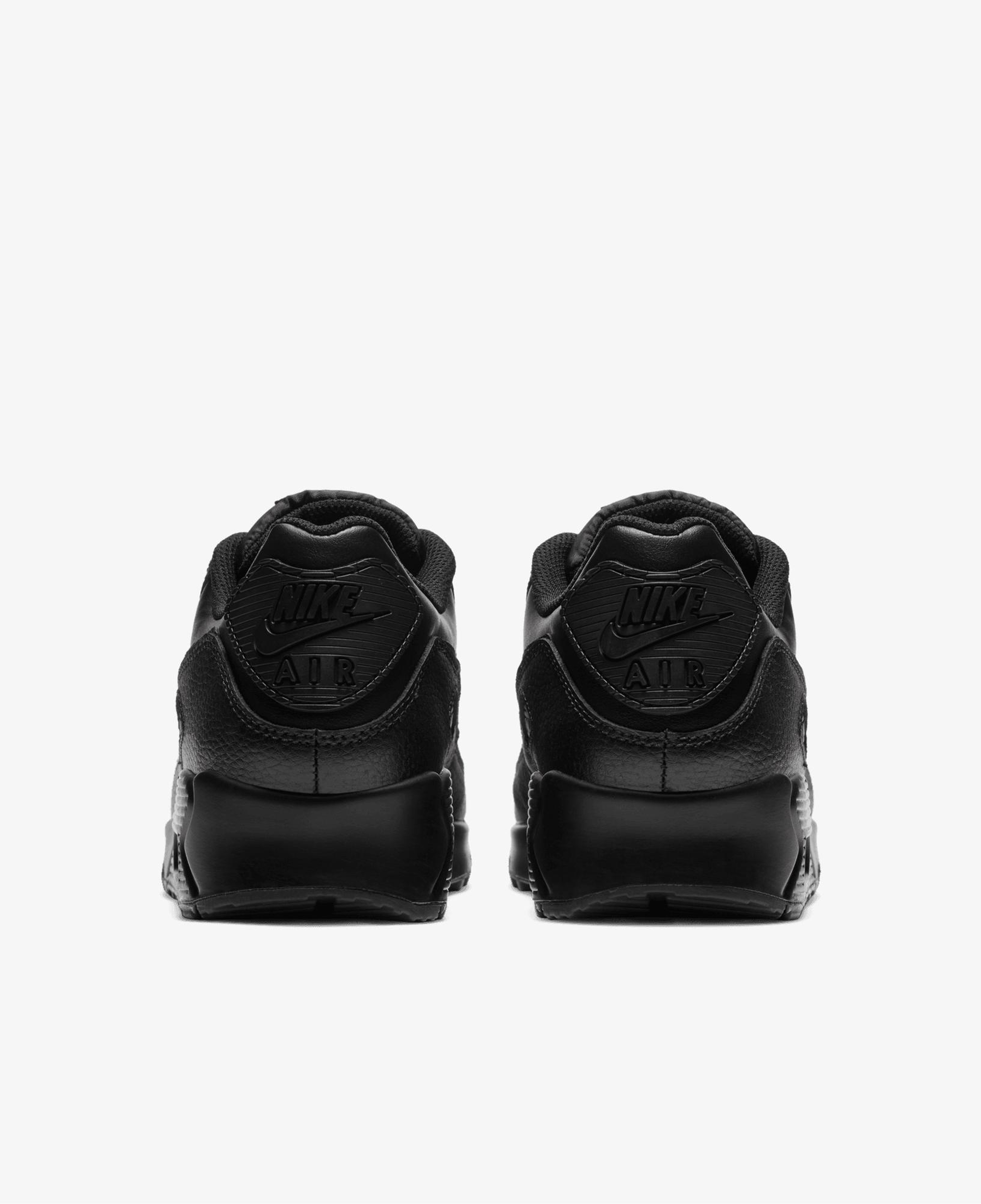 Nike Air Max 90 Leather Erkek Siyah Spor Ayakkabı