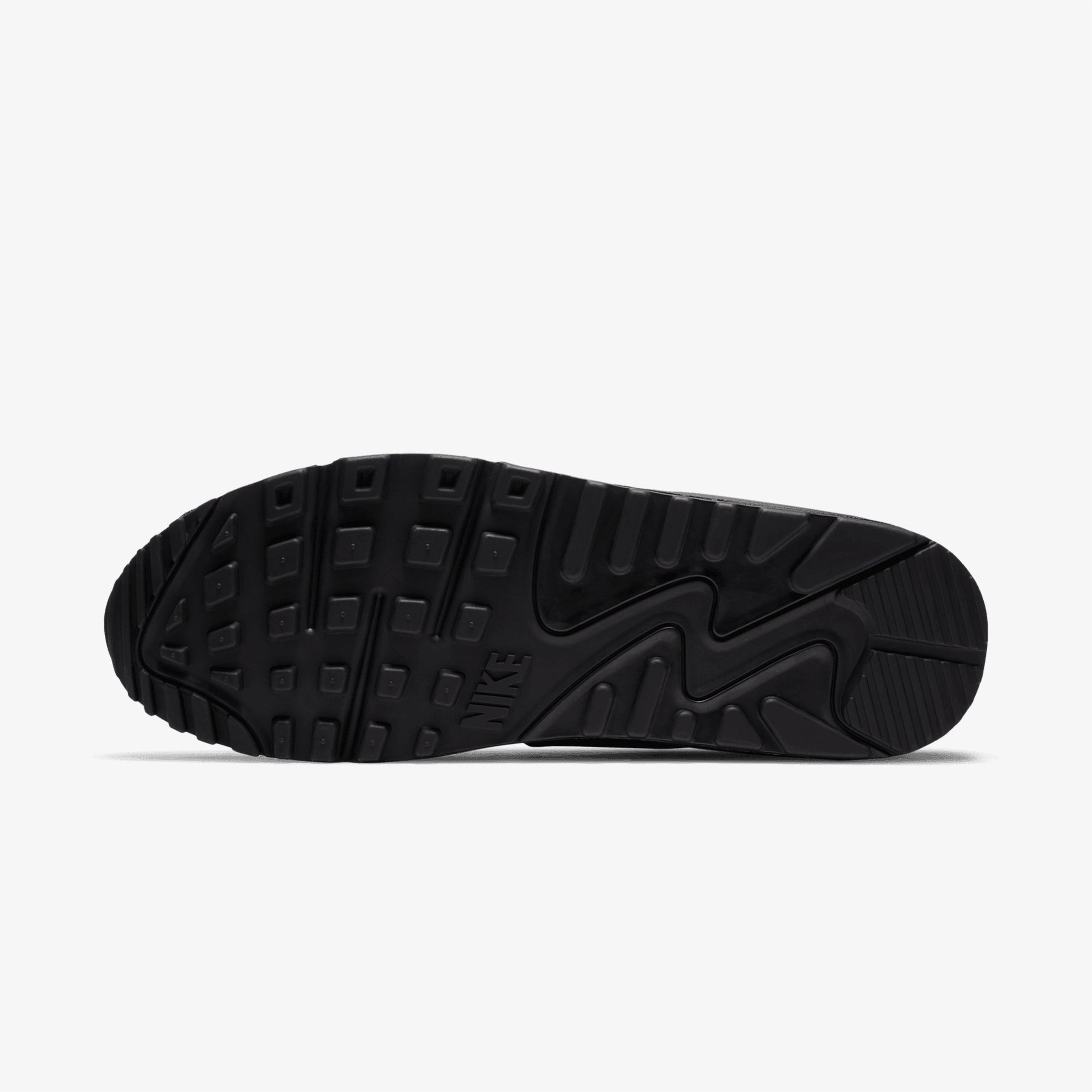 Nike Air Max 90 Leather Erkek Siyah Spor Ayakkabı