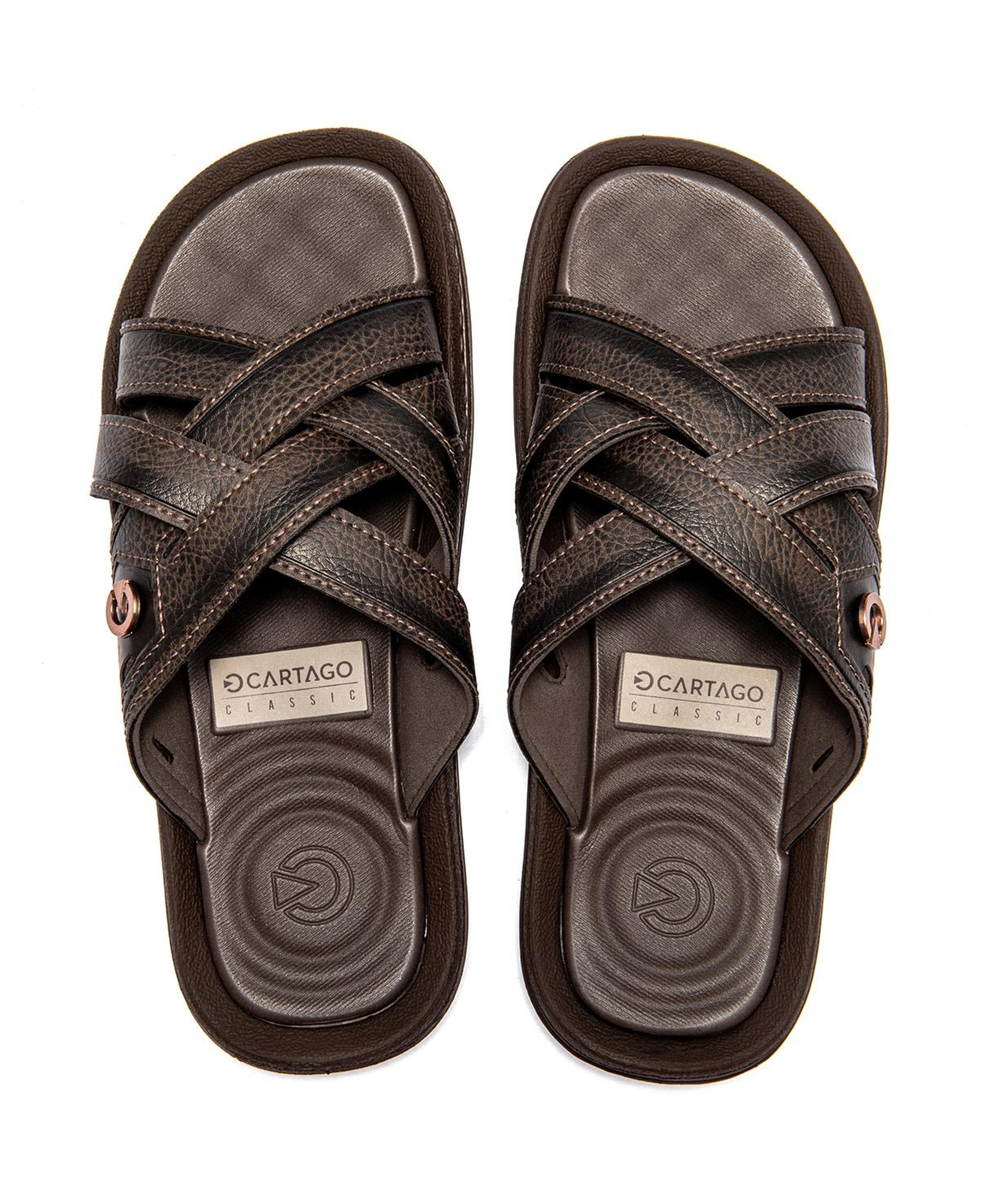 Essencial Slide Erkek Terlik Kahverengi 39/46