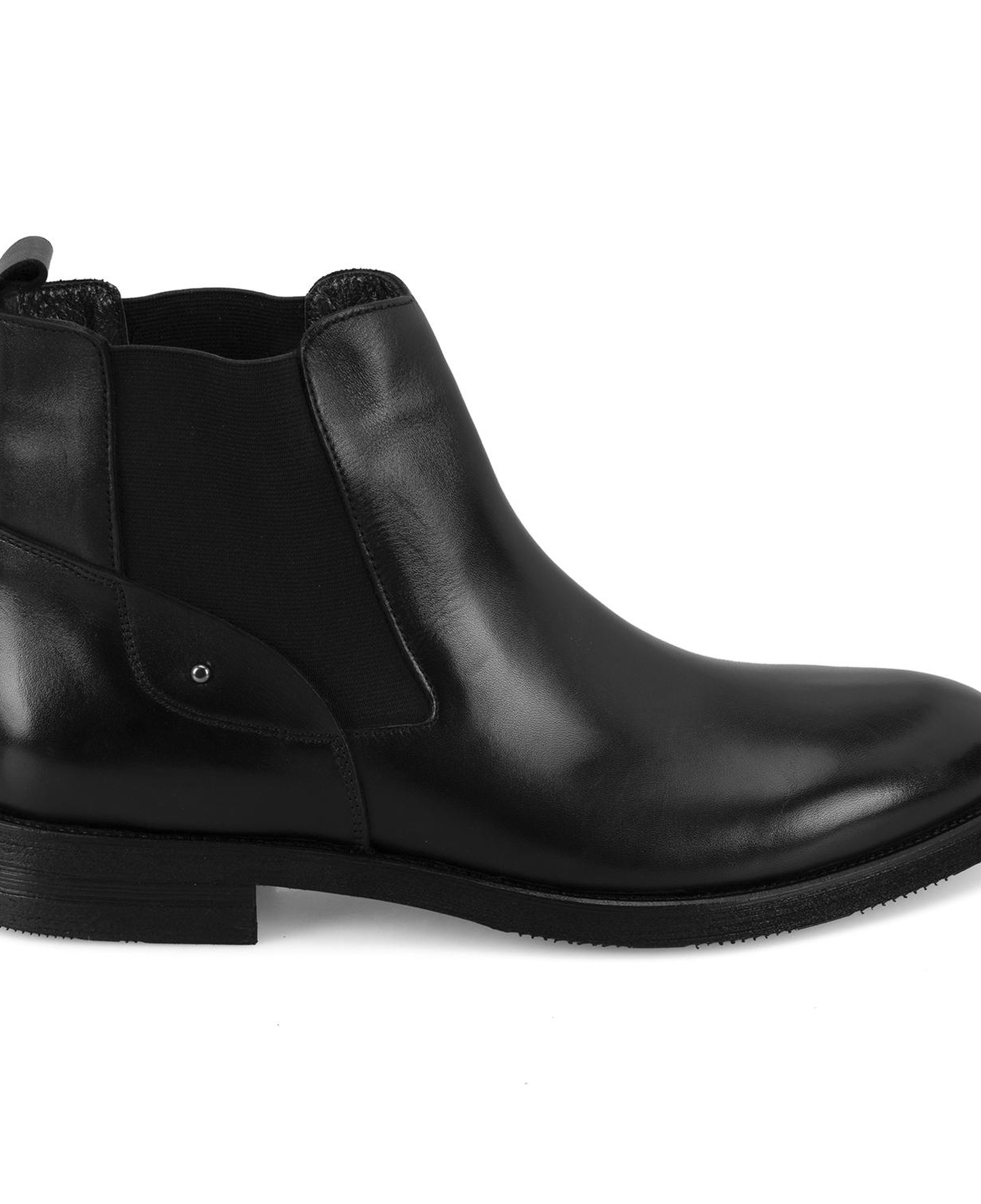 Calistane Siyah Erkek Deri Bot