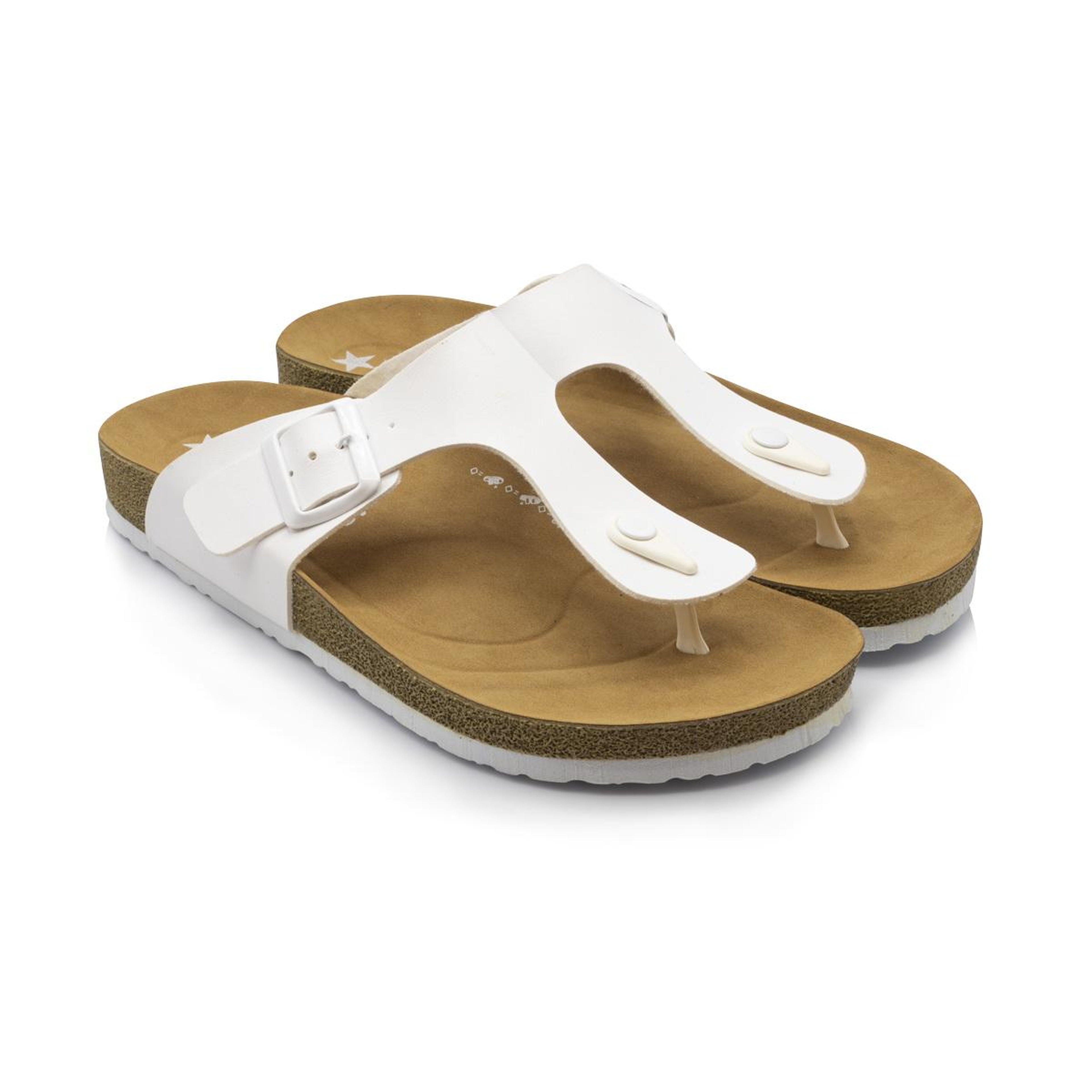 Igor 18 Erkek Parmak Arası Terlik Beyaz 40/45