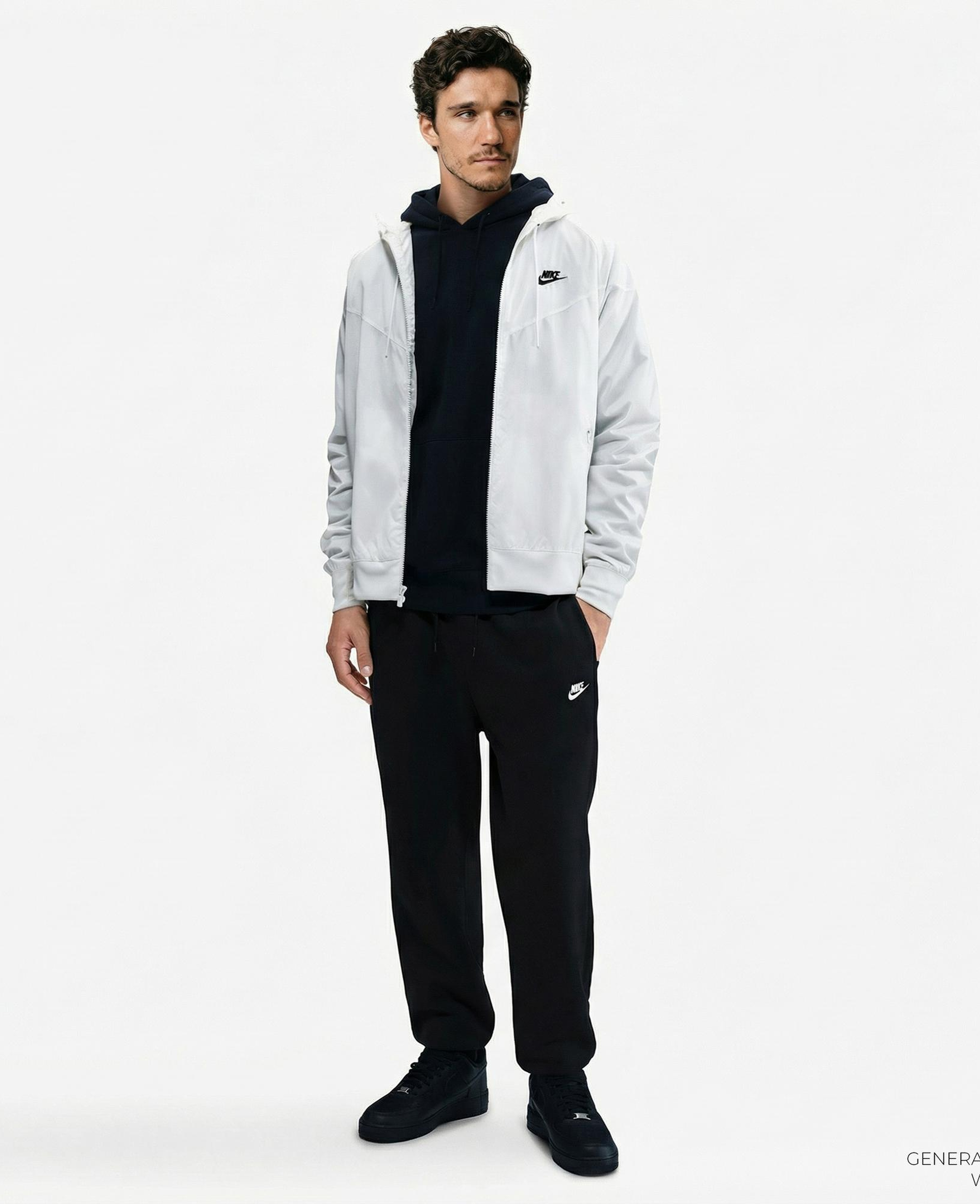 Nike Club Erkek Siyah Eşofman Altı