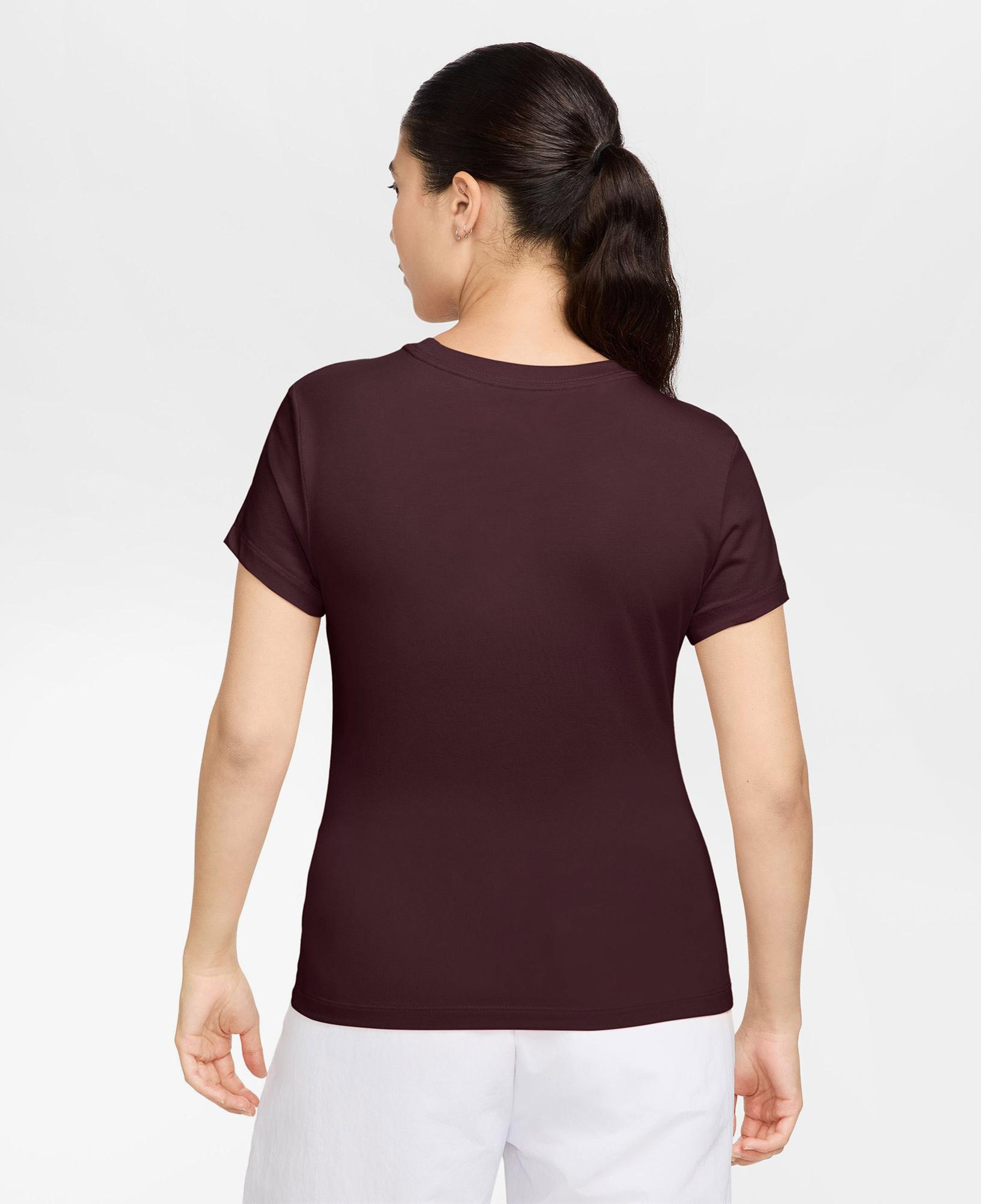 Nike Sportswear Chill Knit Kadın Bordo T-Shirt