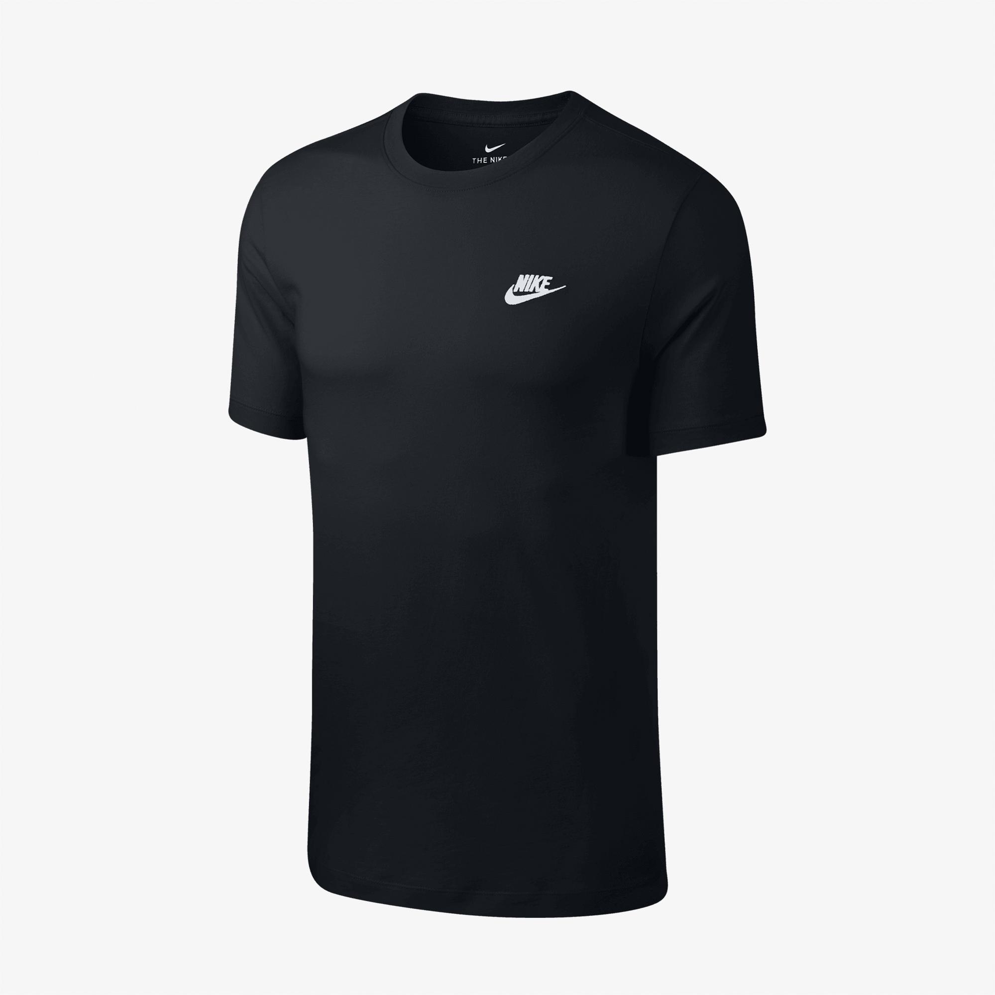 Nike Sportswear Club Erkek Siyah T-Shirt