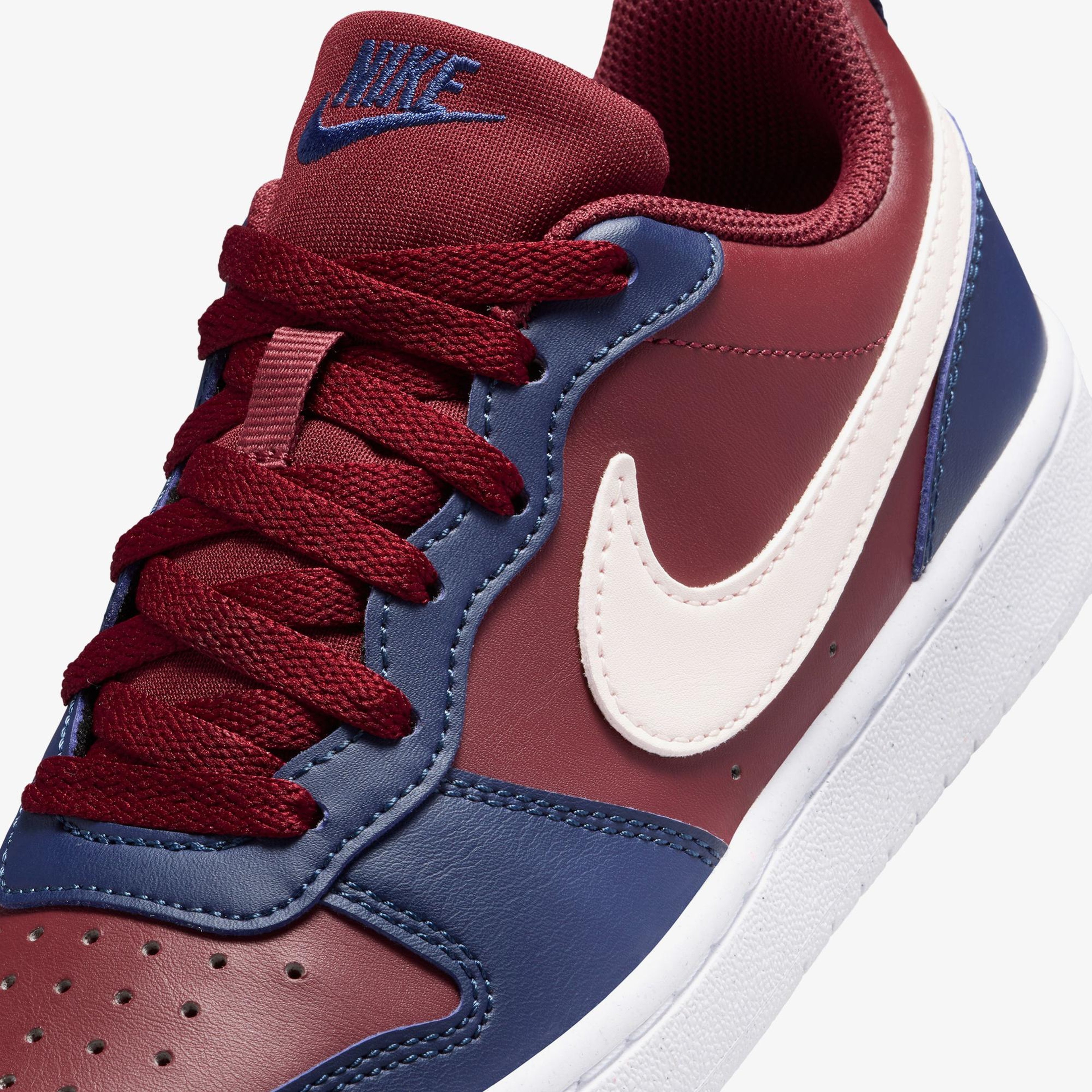 Nike Court Borough Low Recraft Bordo Spor Ayakkabı