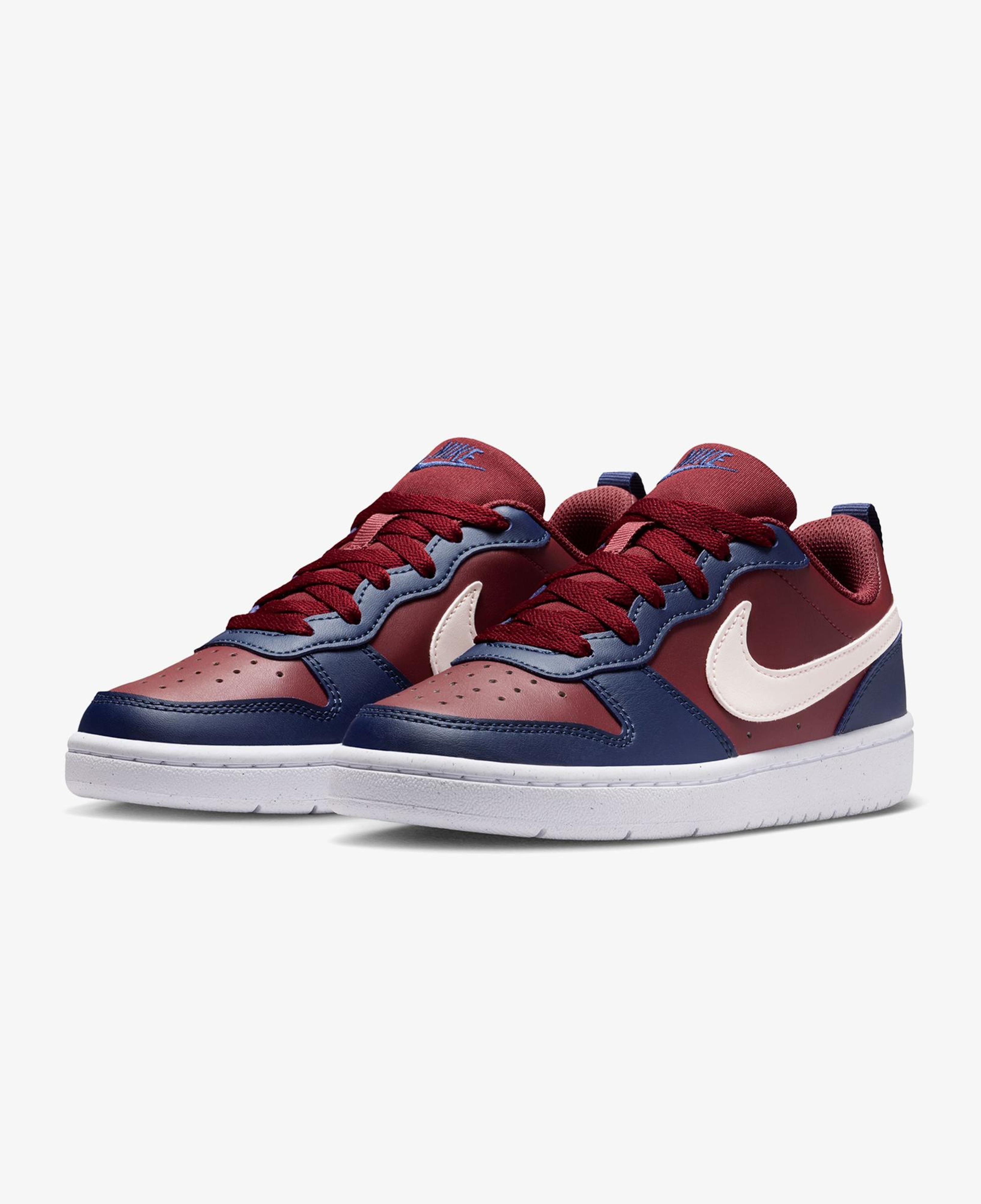 Nike Court Borough Low Recraft Bordo Spor Ayakkabı
