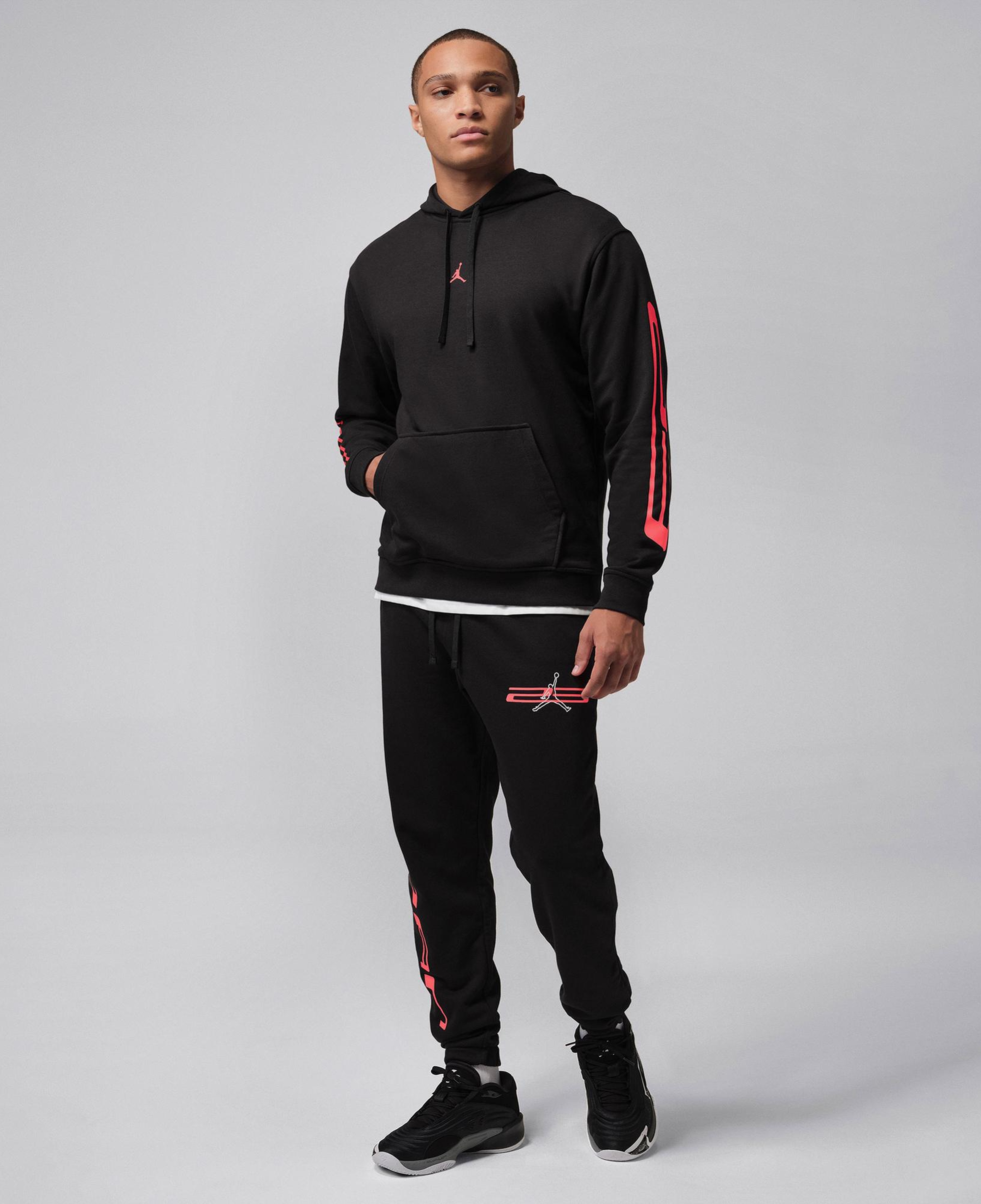 Jordan Dri-Fit Sport Crossover Fleece Erkek Siyah Eşofman Altı