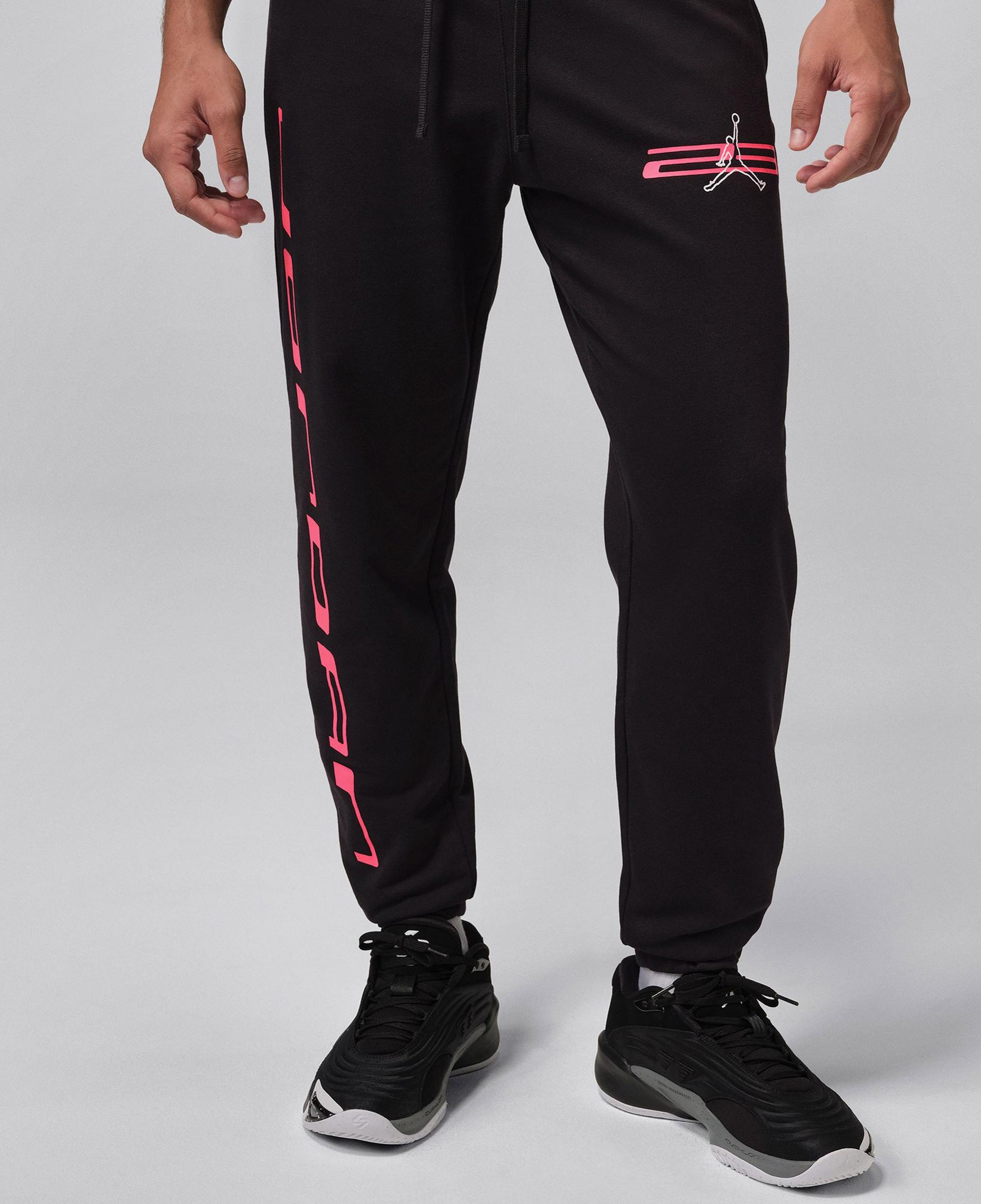 Jordan Dri-Fit Sport Crossover Fleece Erkek Siyah Eşofman Altı