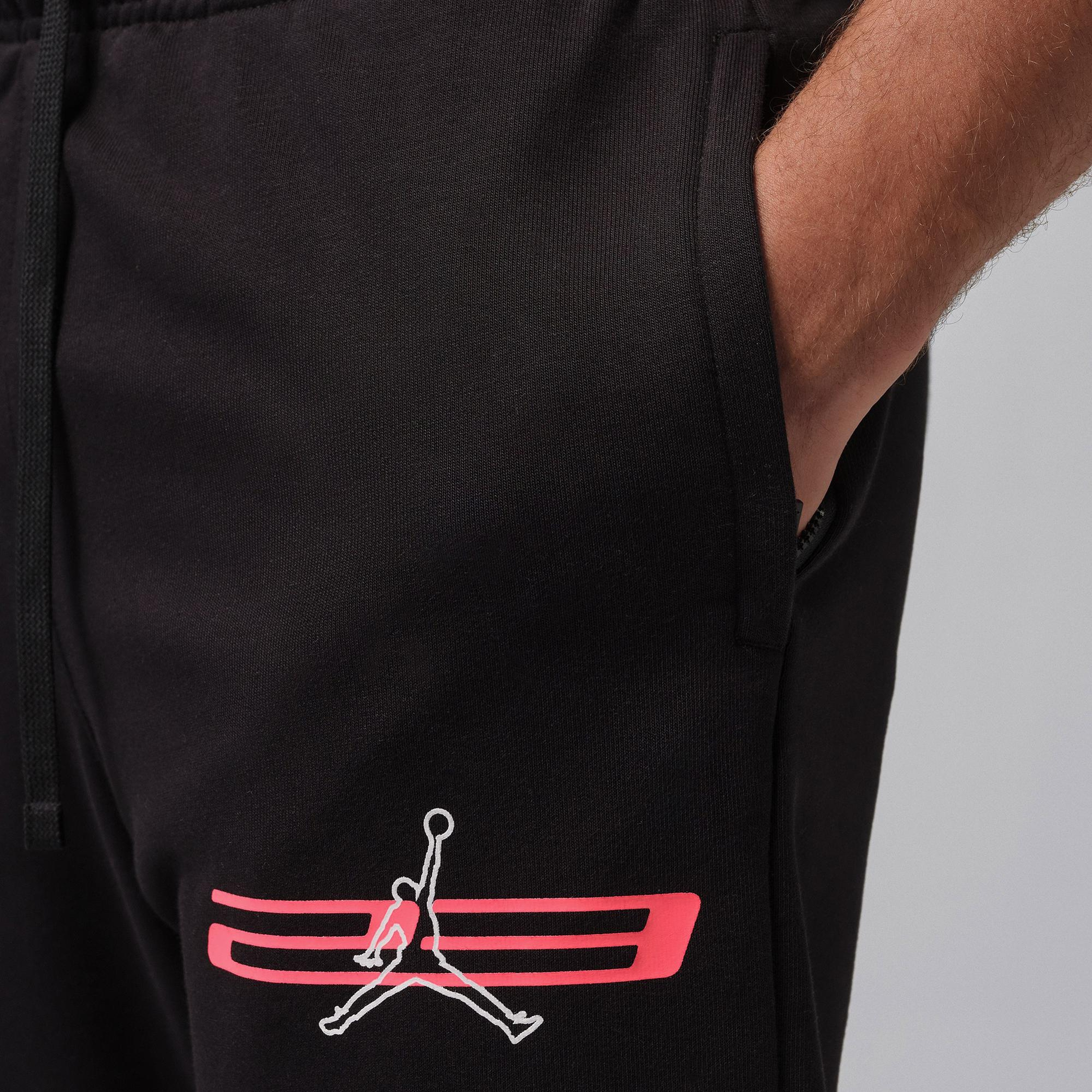 Jordan Dri-Fit Sport Crossover Fleece Erkek Siyah Eşofman Altı