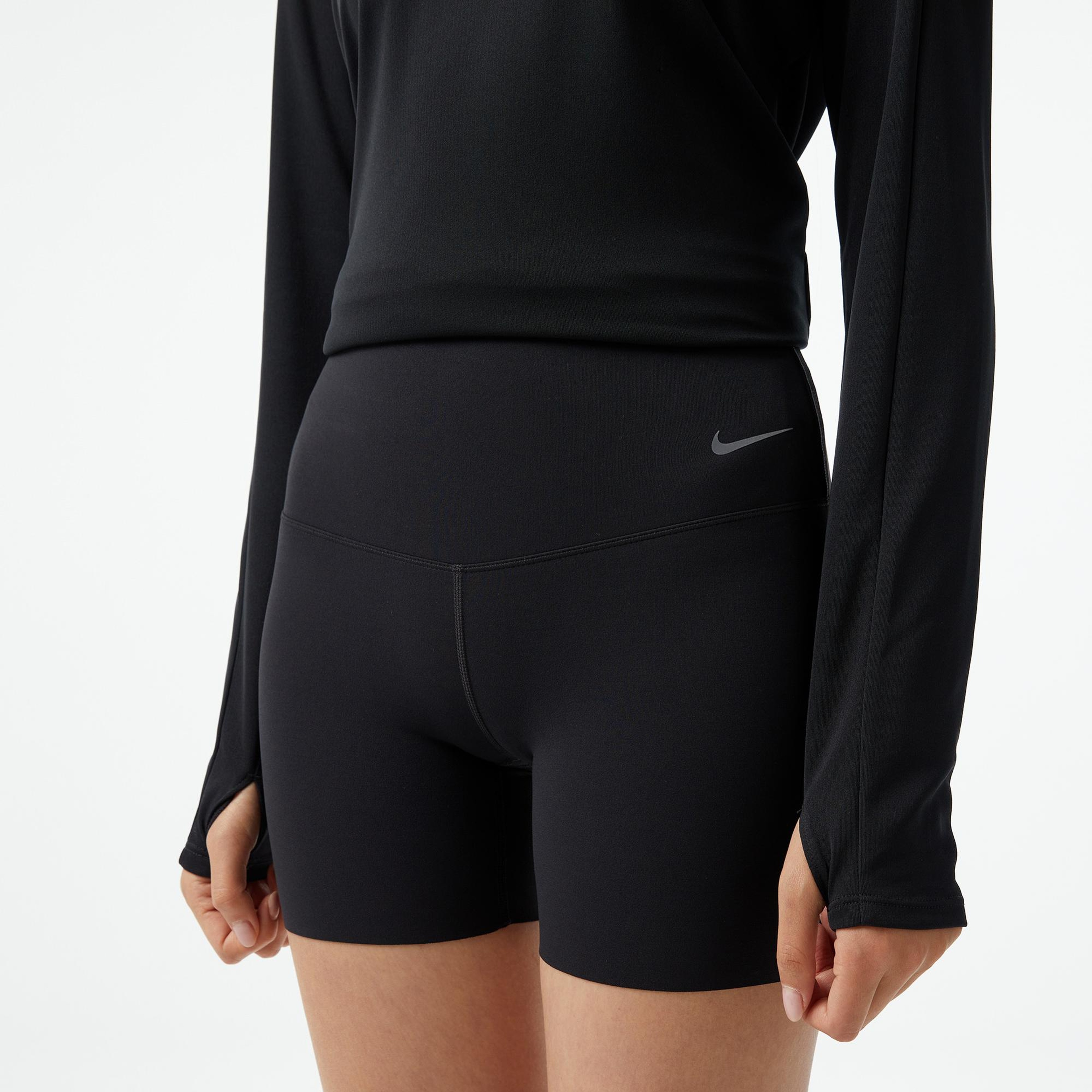 Nike Zenvy High Rise 13 cm Kadın Siyah Şort