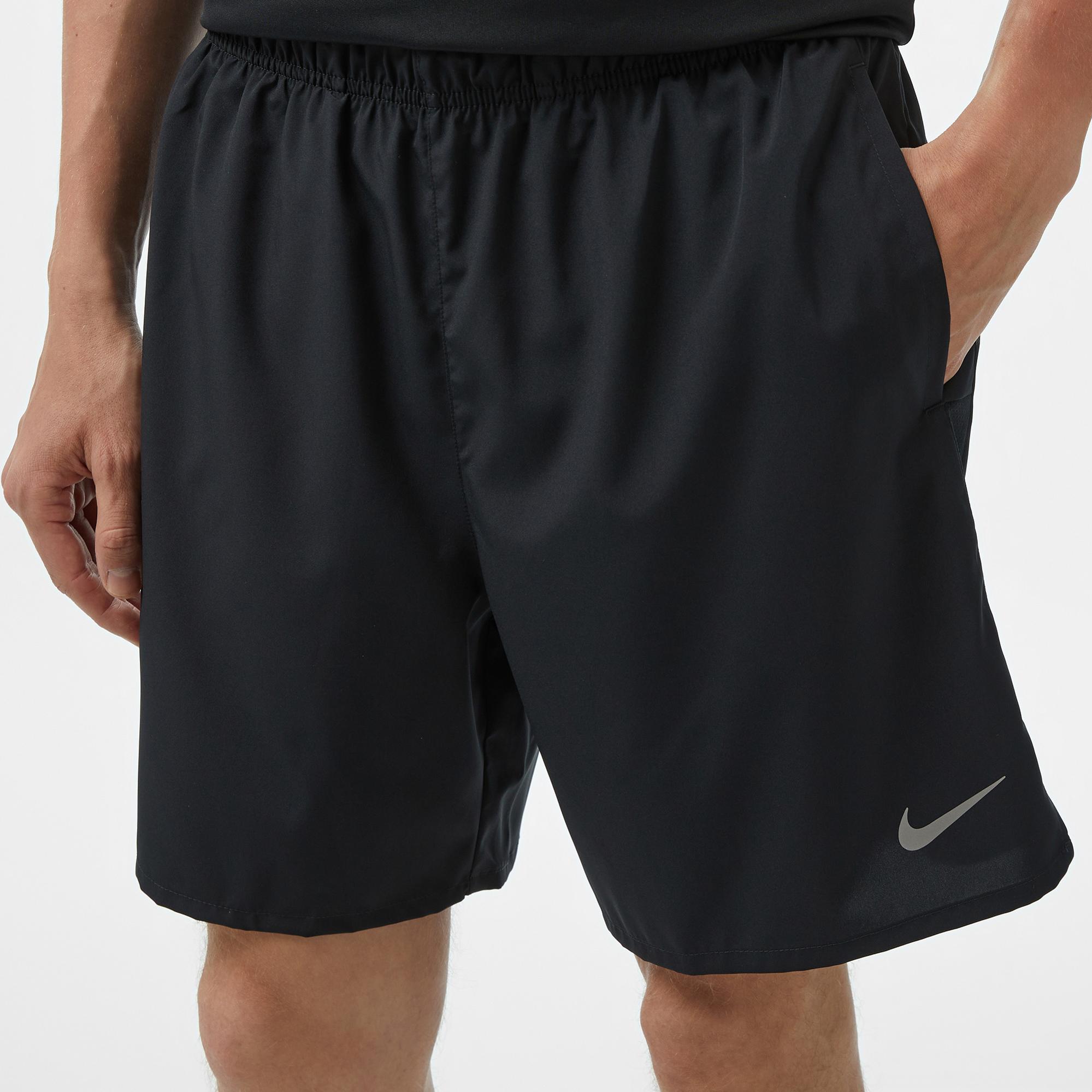 Nike Dri-Fit Challenger 18cm Erkek Siyah Şort