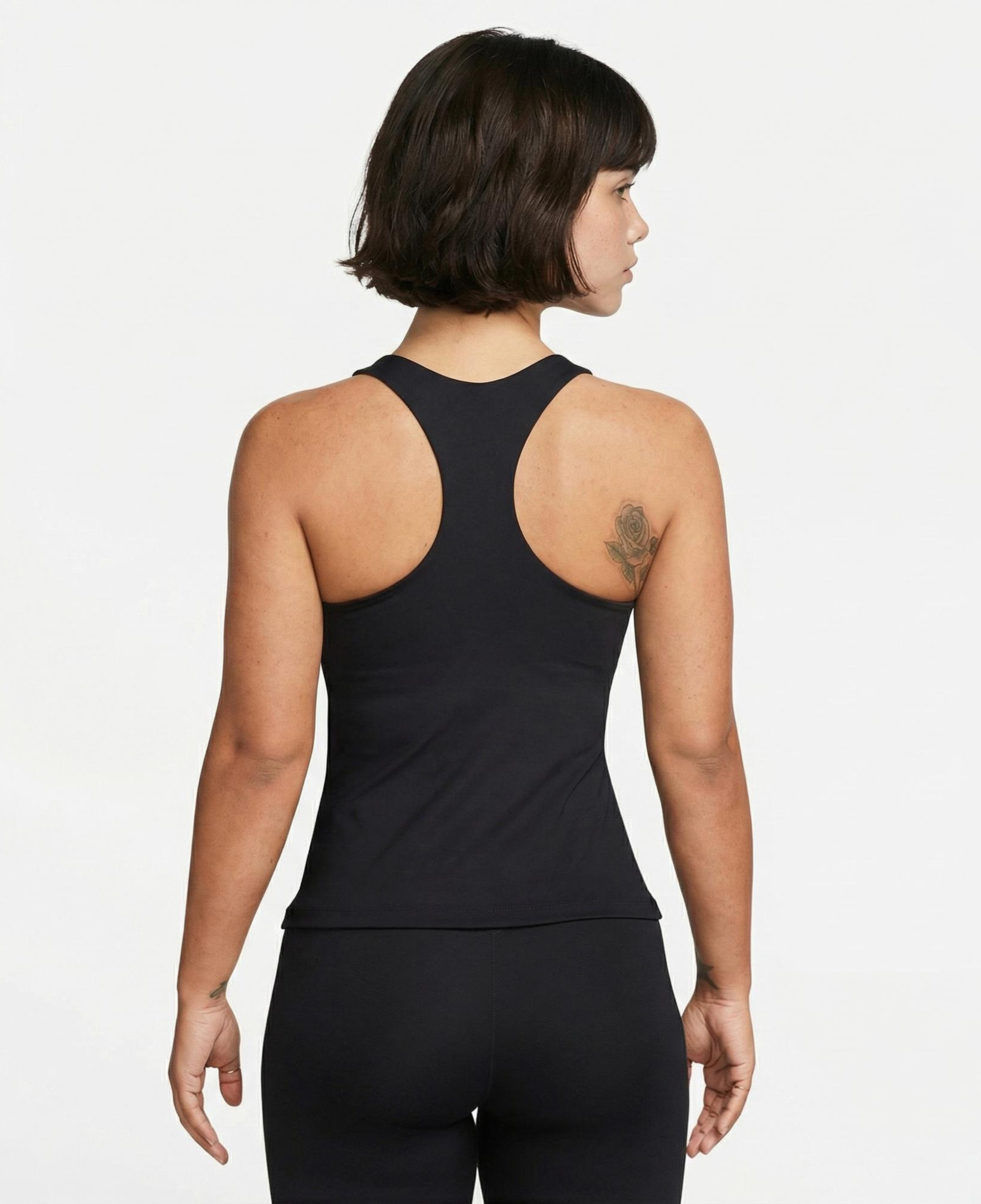 Nike Dri-Fit Swoosh Tank Kadın Siyah Kolsuz T-Shirt