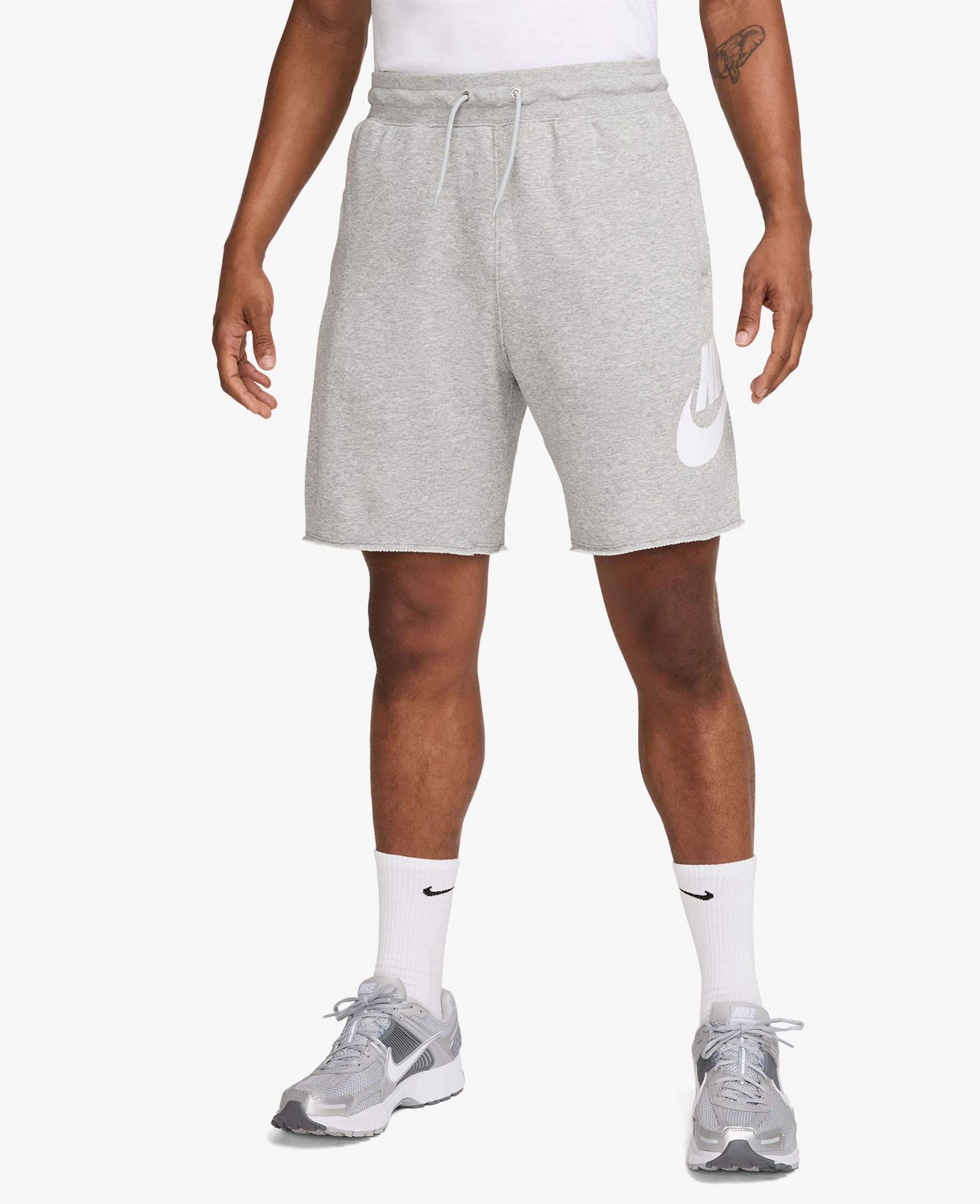 Nike Club Alumni Erkek Gri Şort