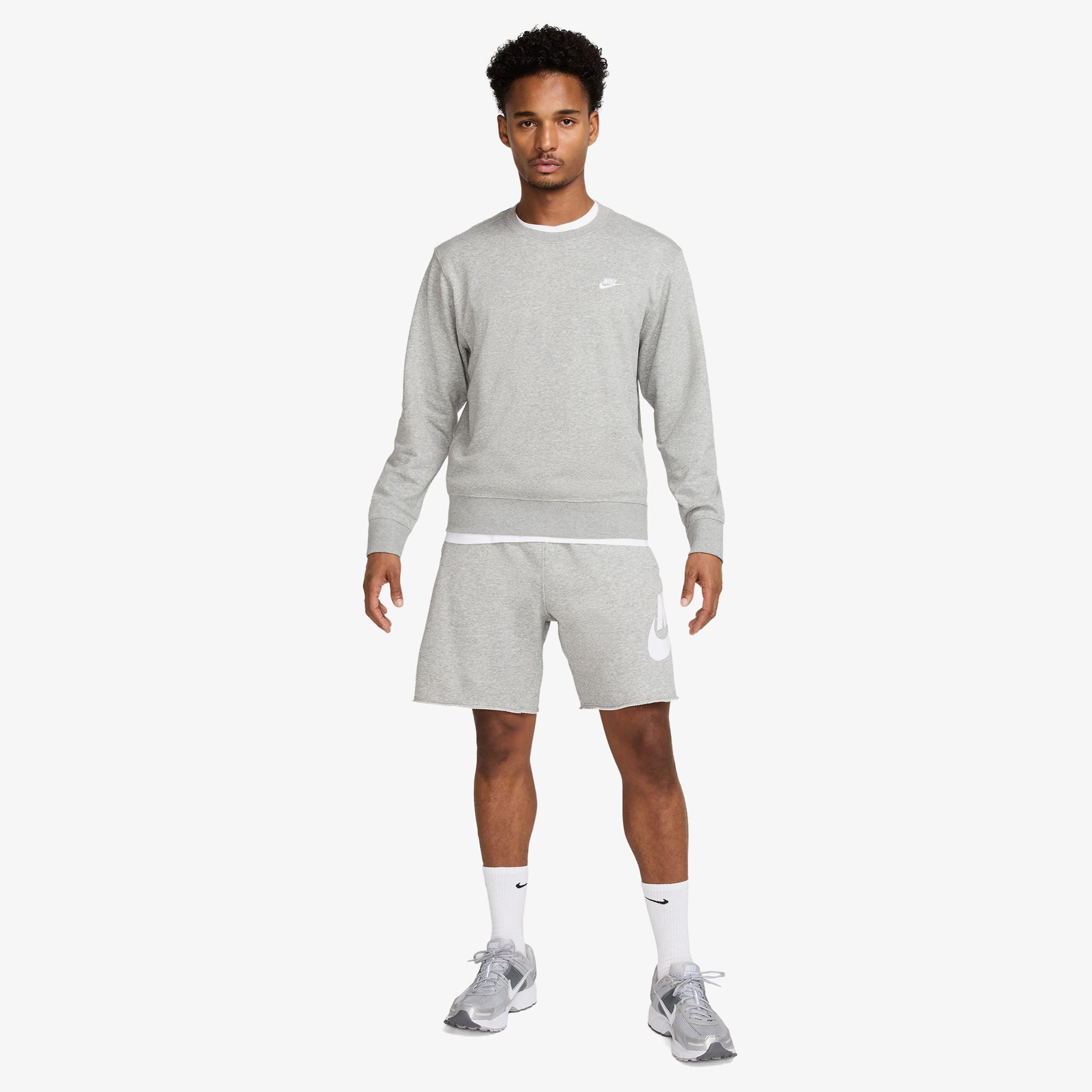 Nike Club Alumni Erkek Gri Şort