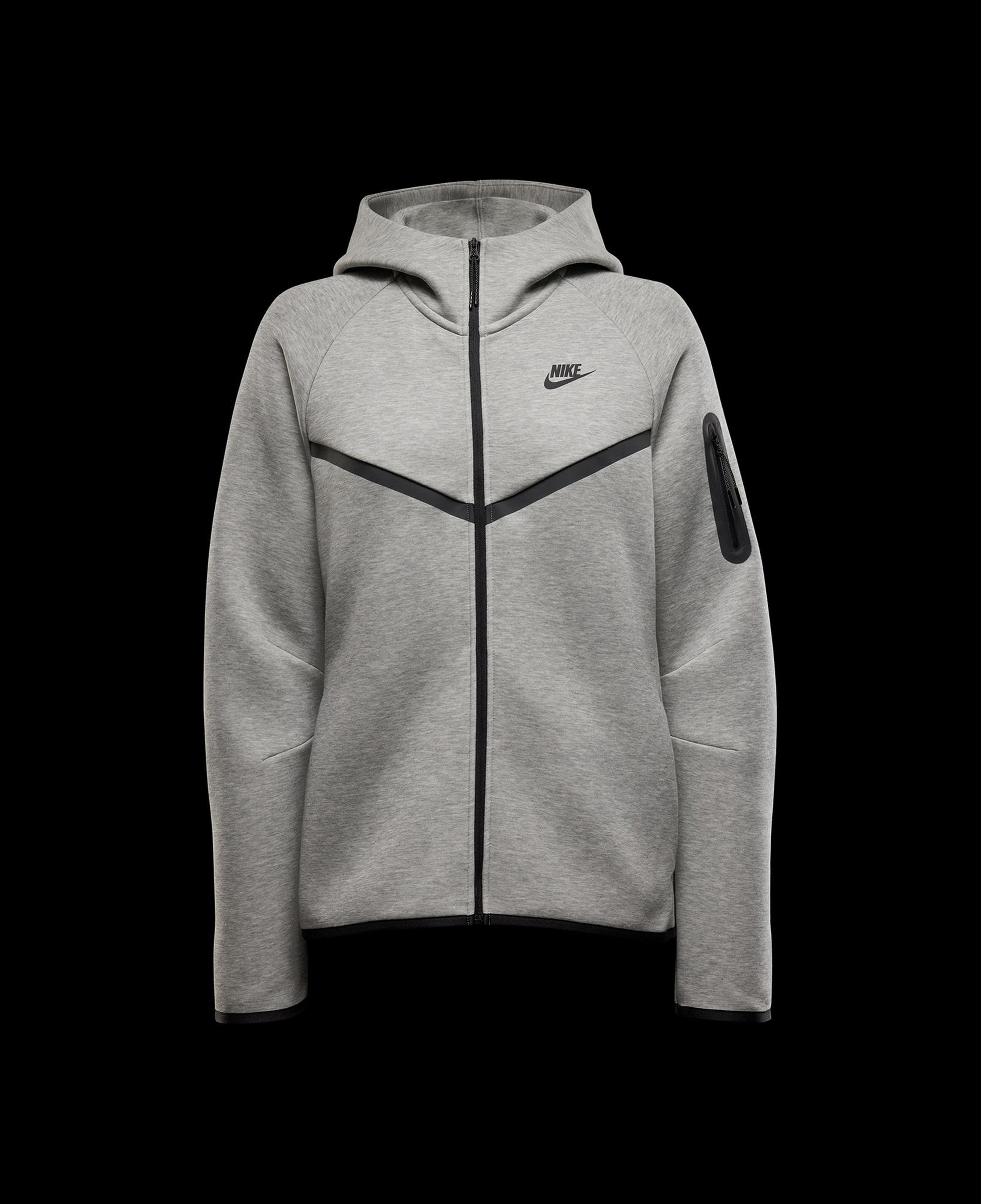 Nike Sportswear Tech Fleece Windrunner Kadın Gri Eşofman Üstü