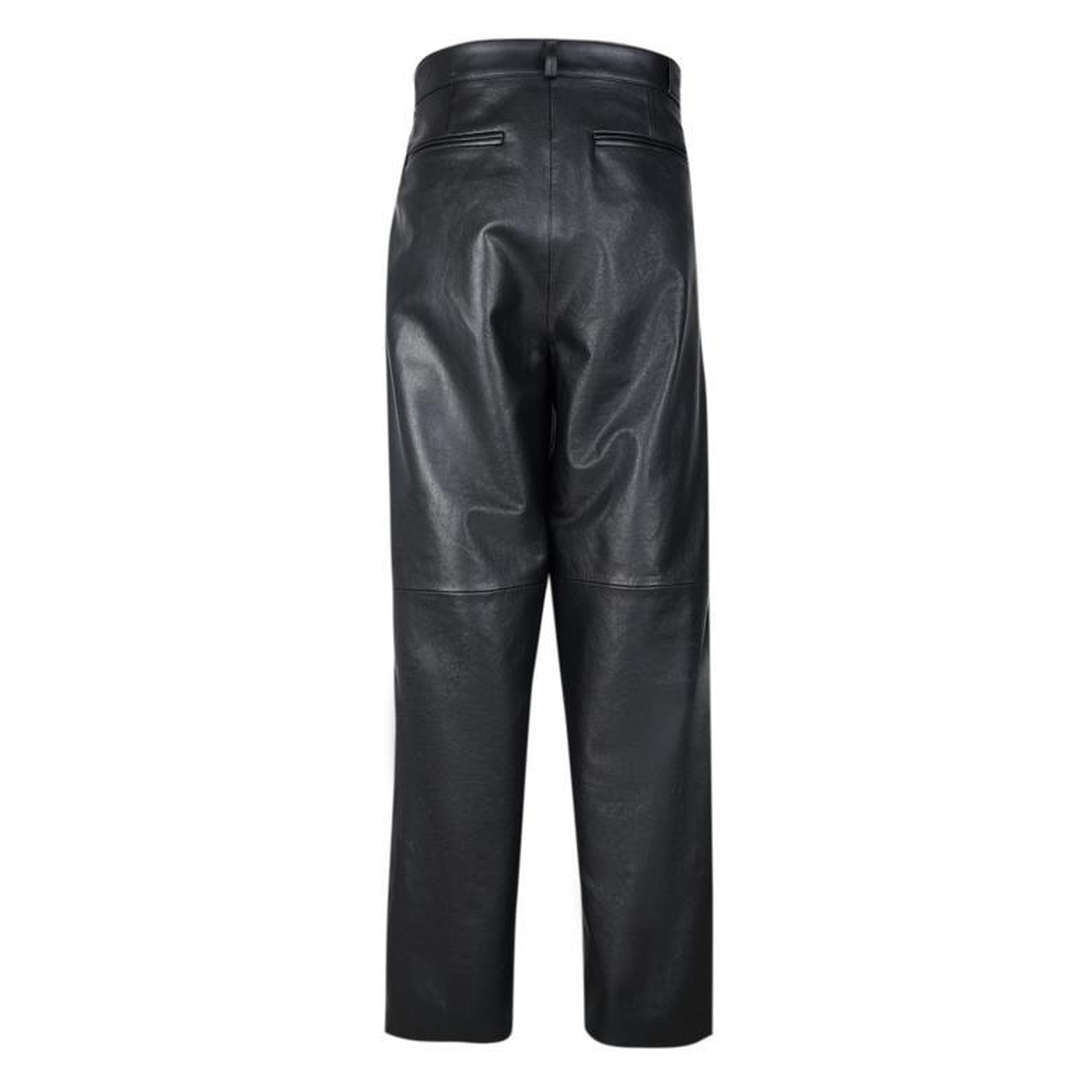 Pasquale Siyah Erkek Deri Pantolon