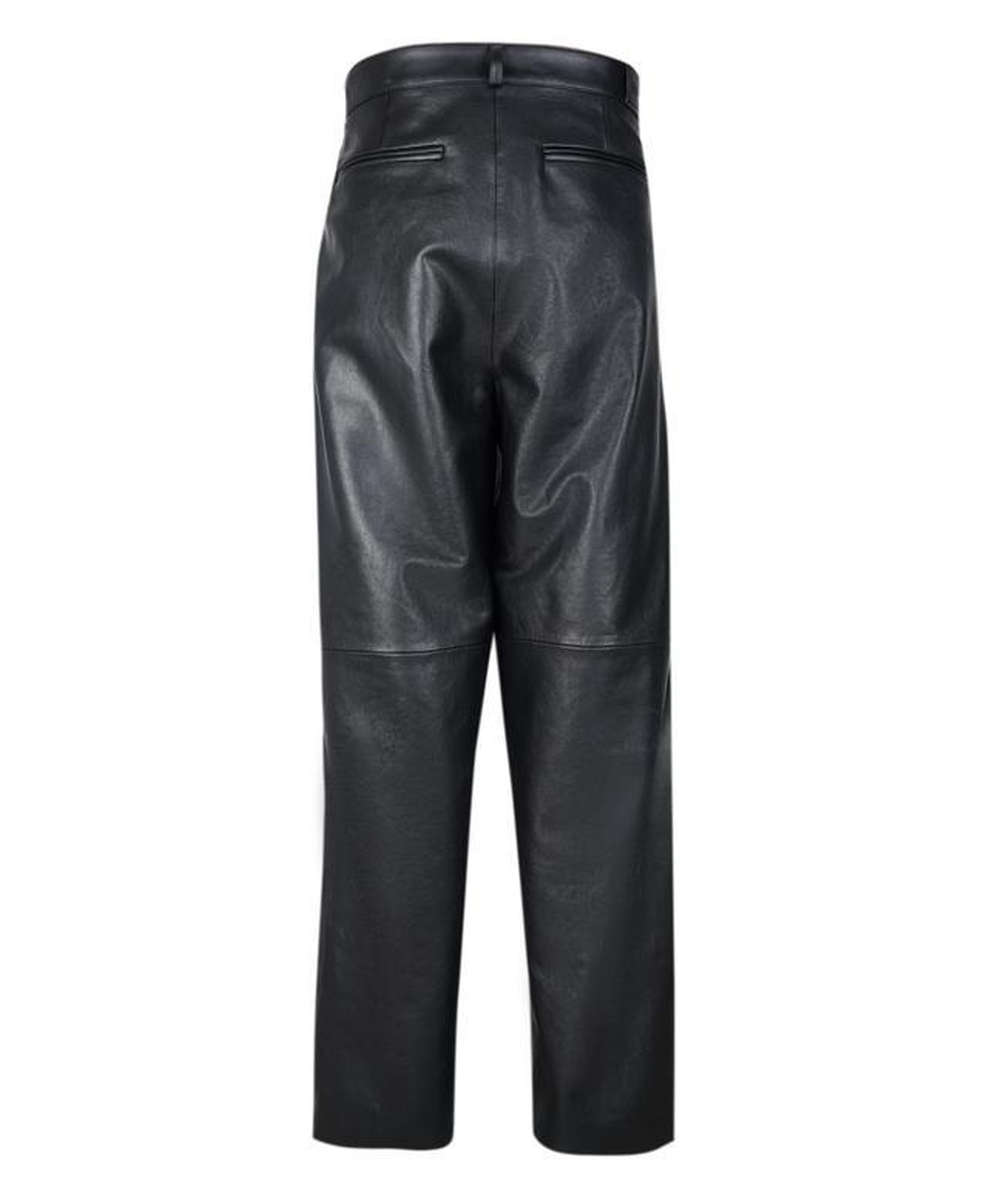 Pasquale Siyah Erkek Deri Pantolon