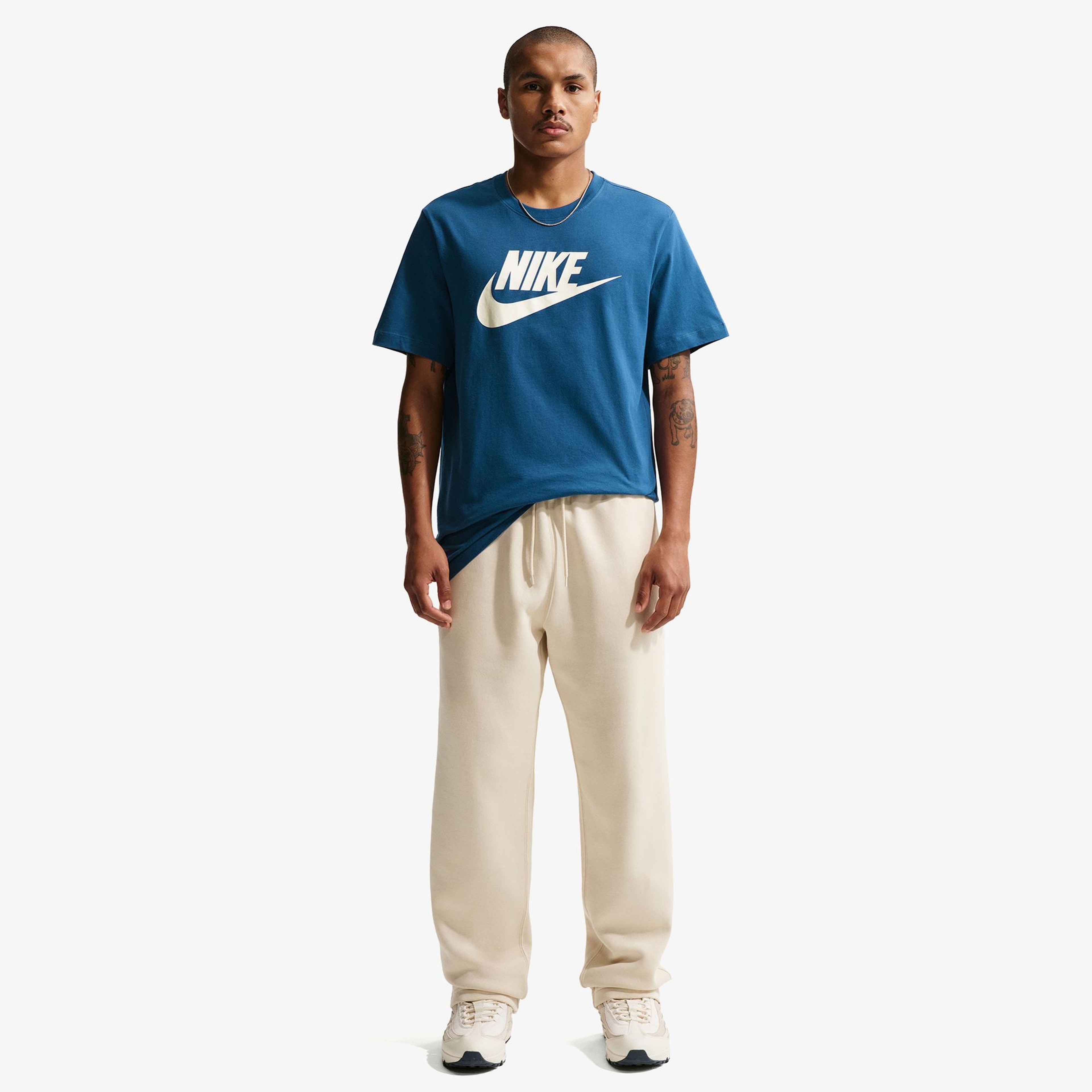 Nike Sportswear Icon Futura Erkek Mavi T-Shirt