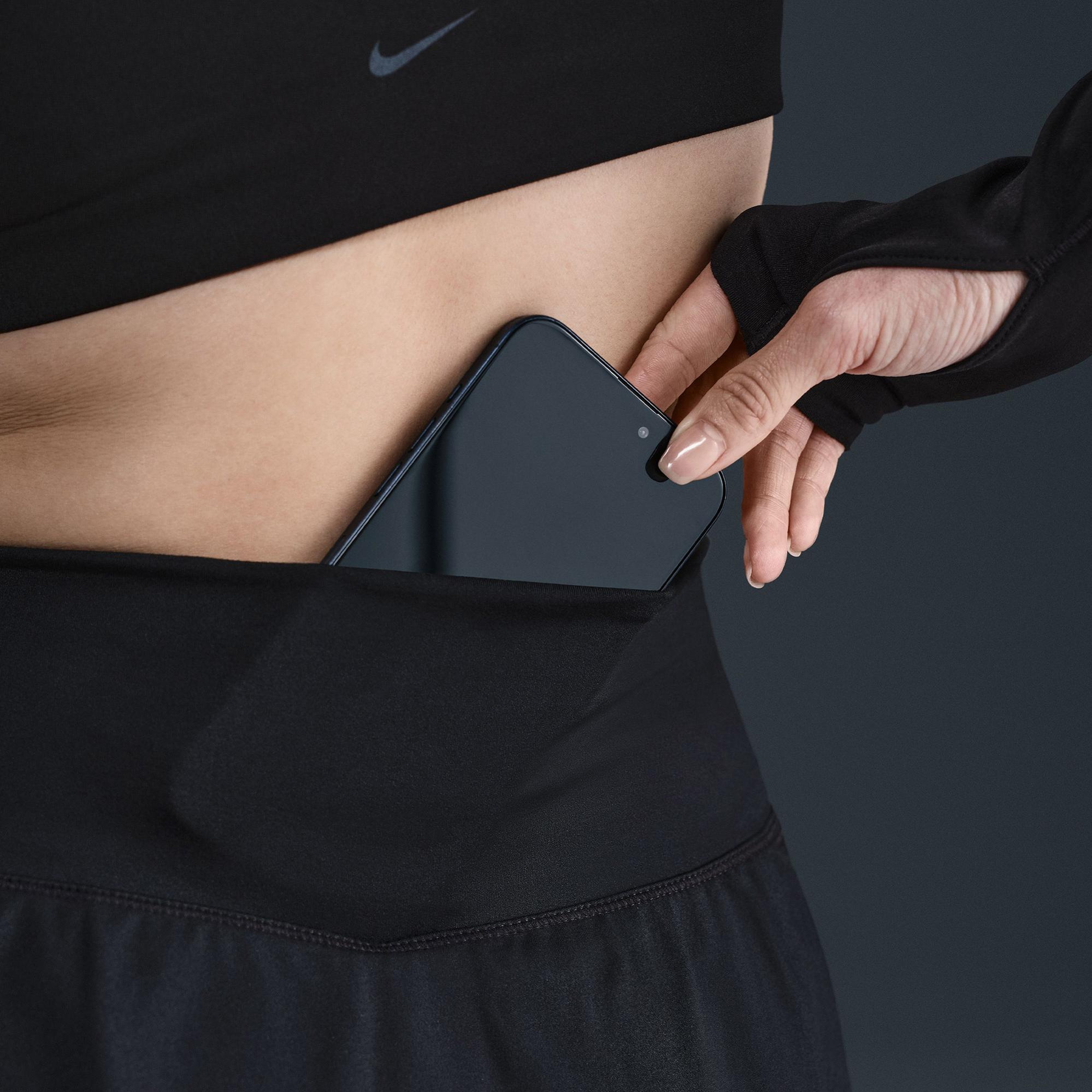 Nike One Dri-Fit Kadın Siyah Etek