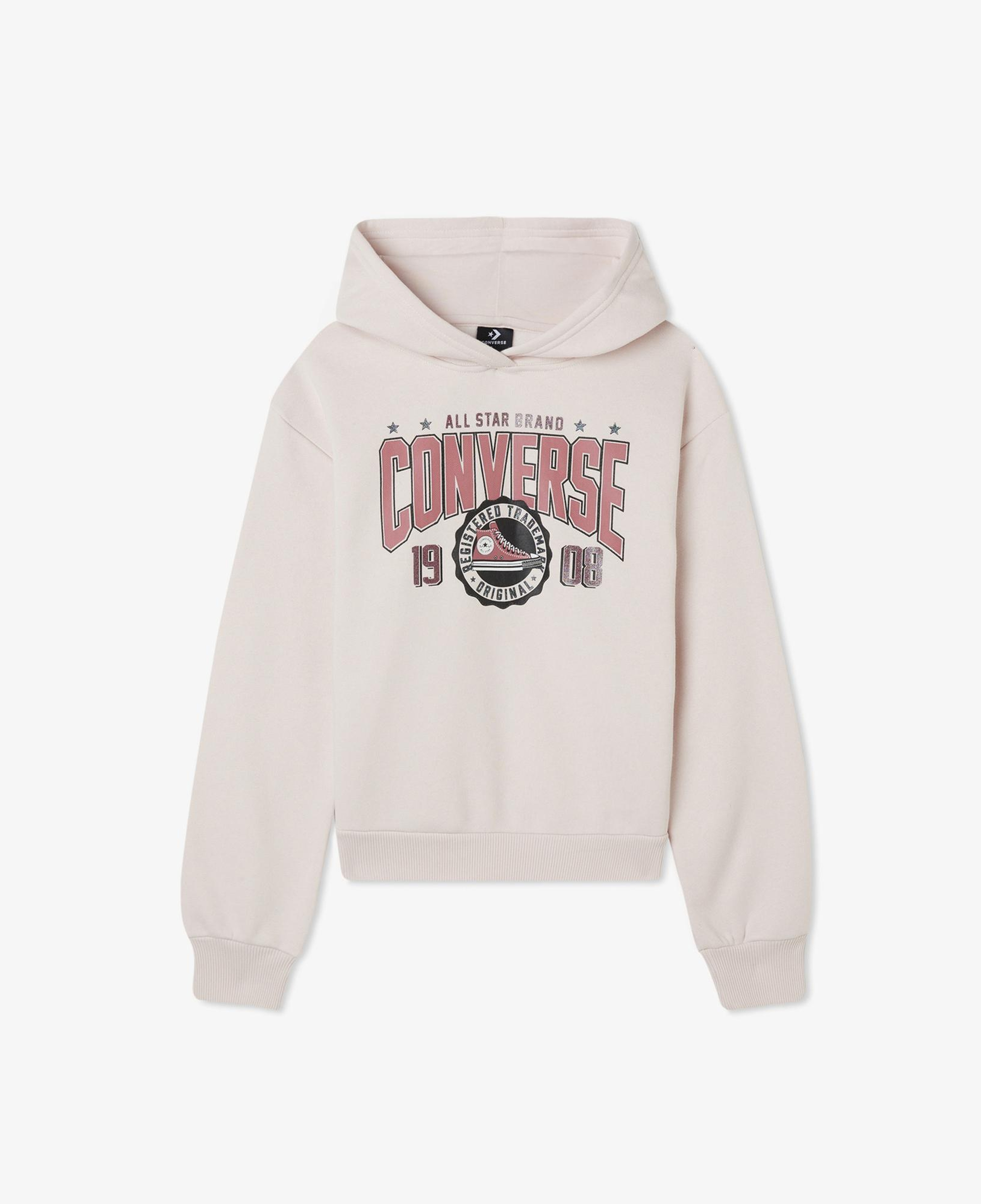 Converse Boxy Çocuk Pembe Hoodie