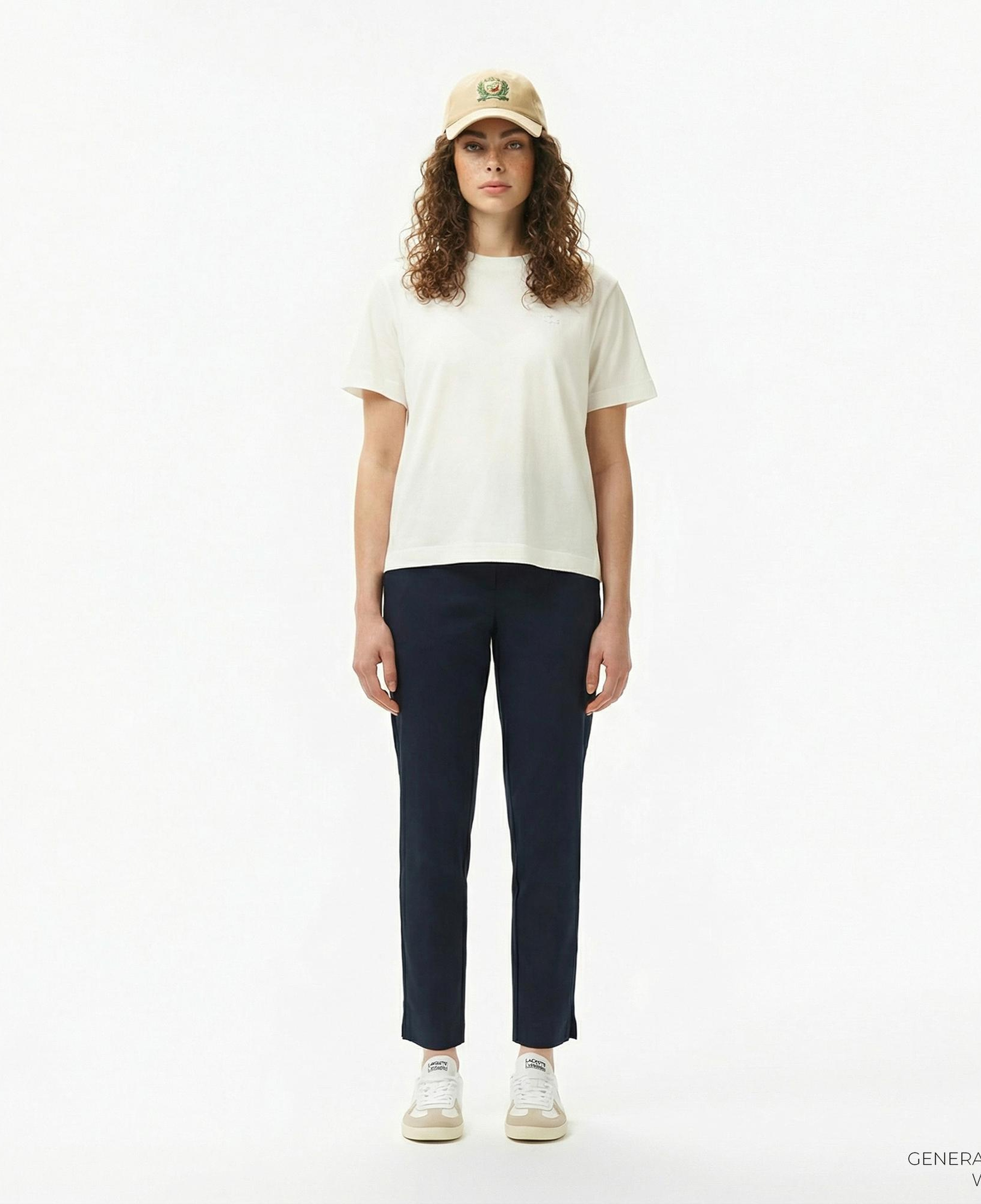 Lacoste Kadın Regular Fit Lacivert Pantolon