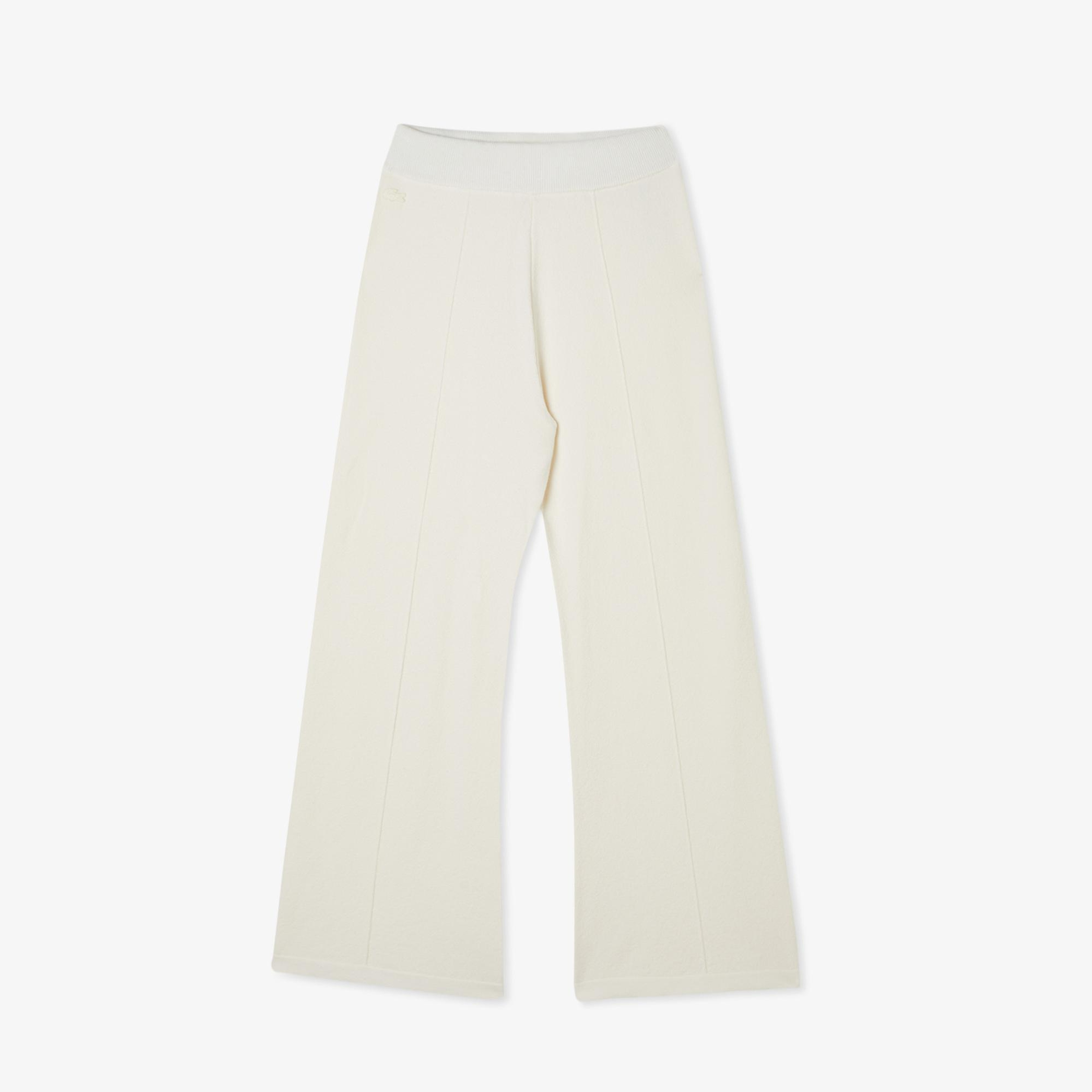 Lacoste Kadın Relaxed Fit Beyaz Pantolon