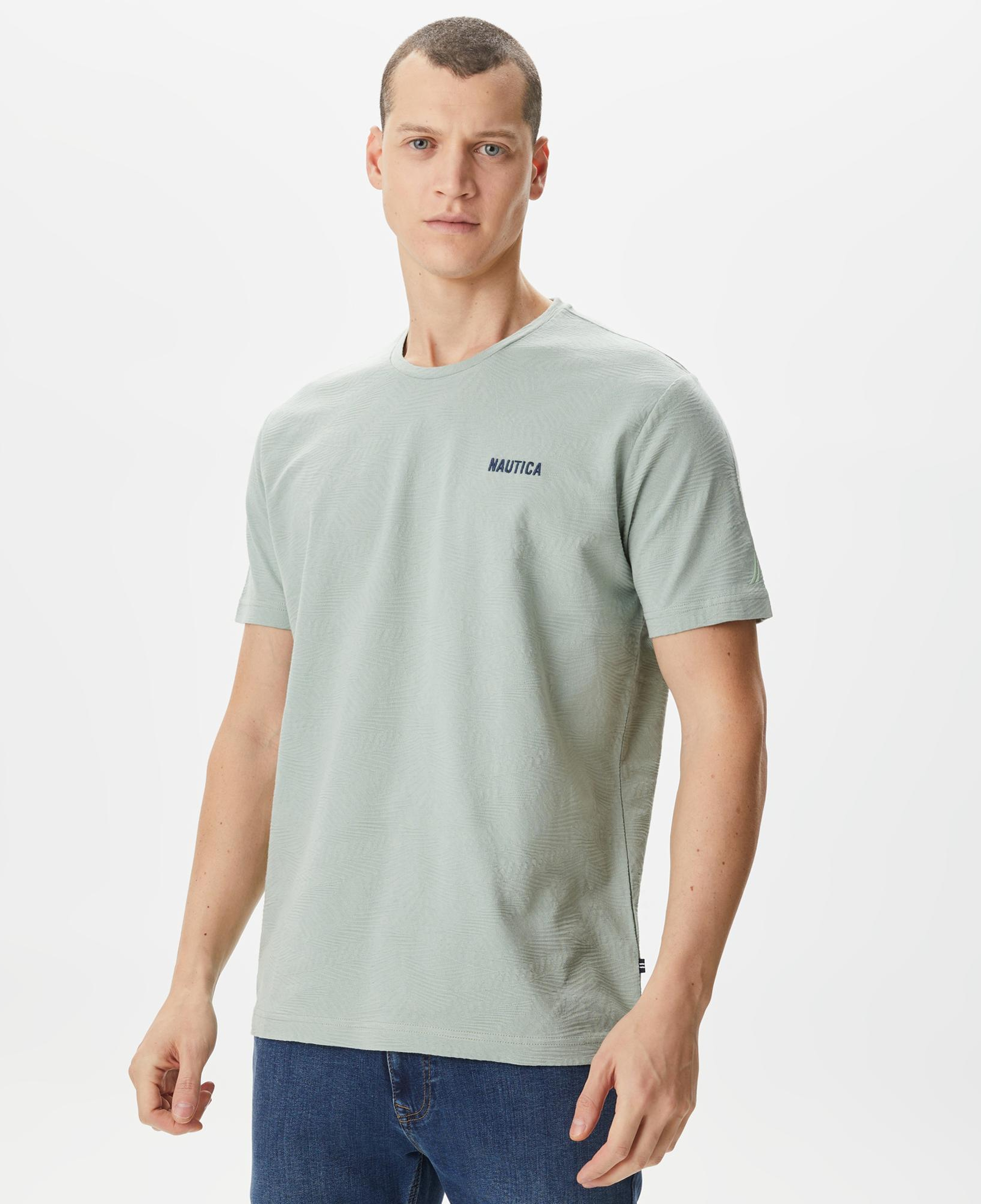 Nautica Erkek Yeşil Standart Fit T-Shirt