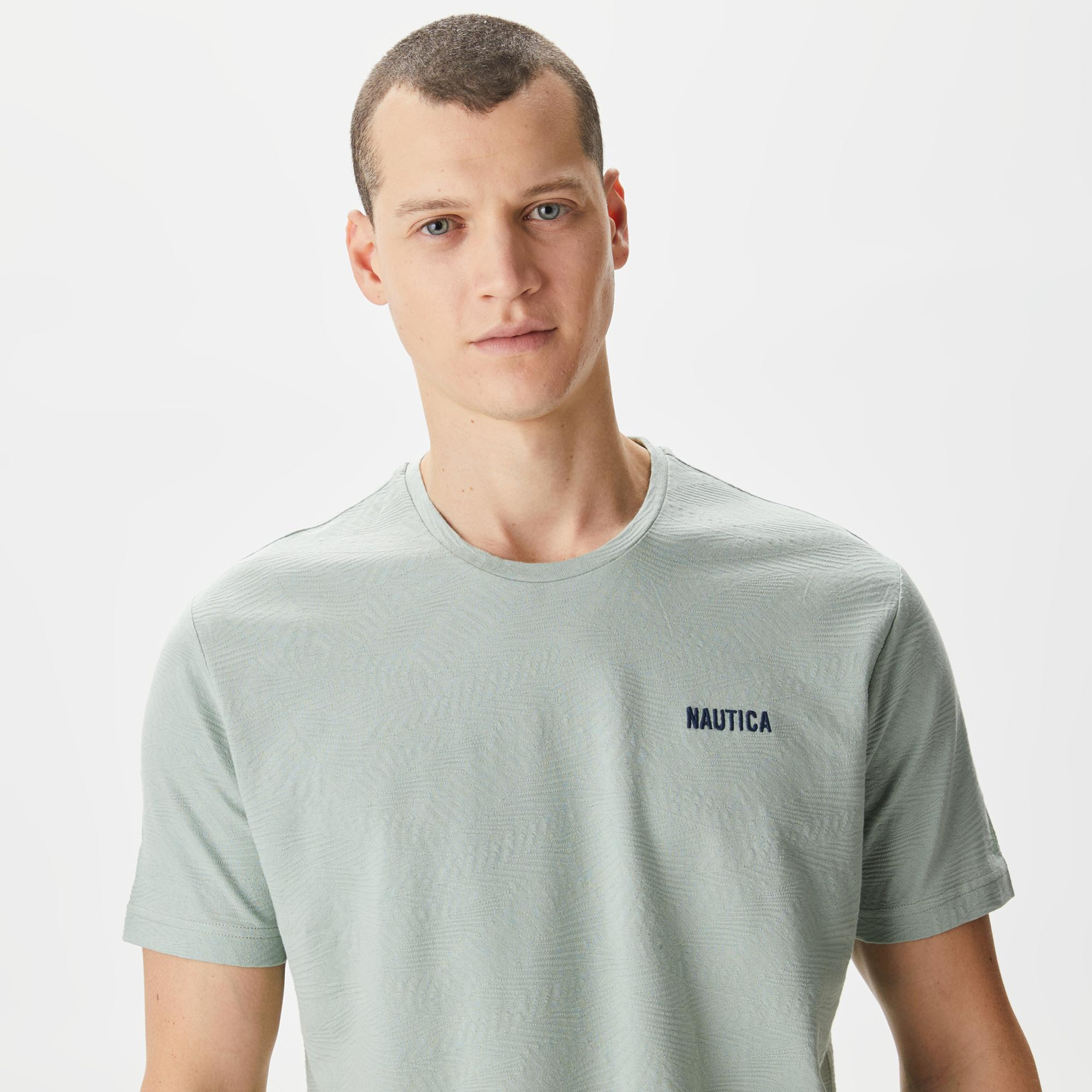 Nautica Erkek Yeşil Standart Fit T-Shirt
