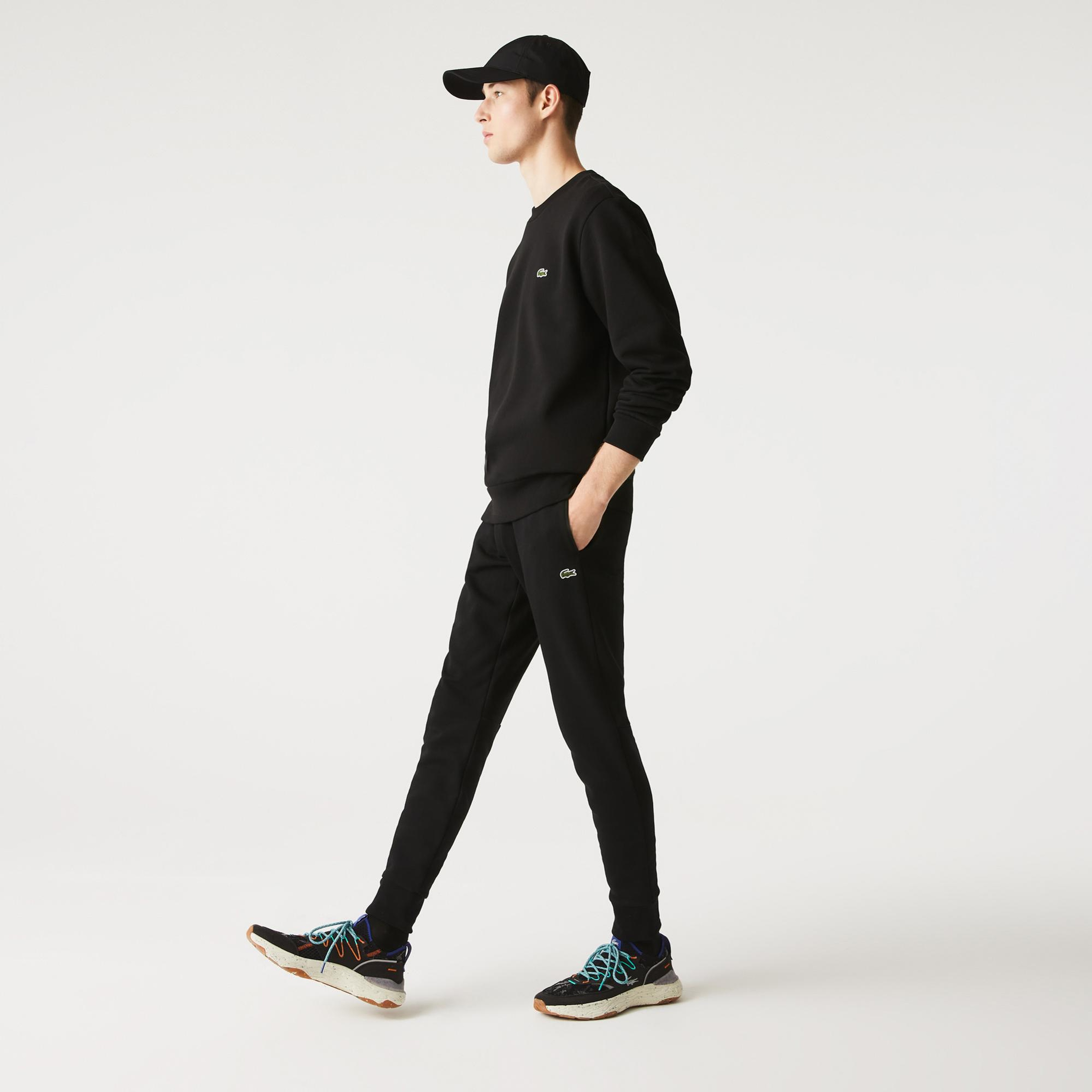 Lacoste Erkek Slim Fit Siyah Eşofman Altı