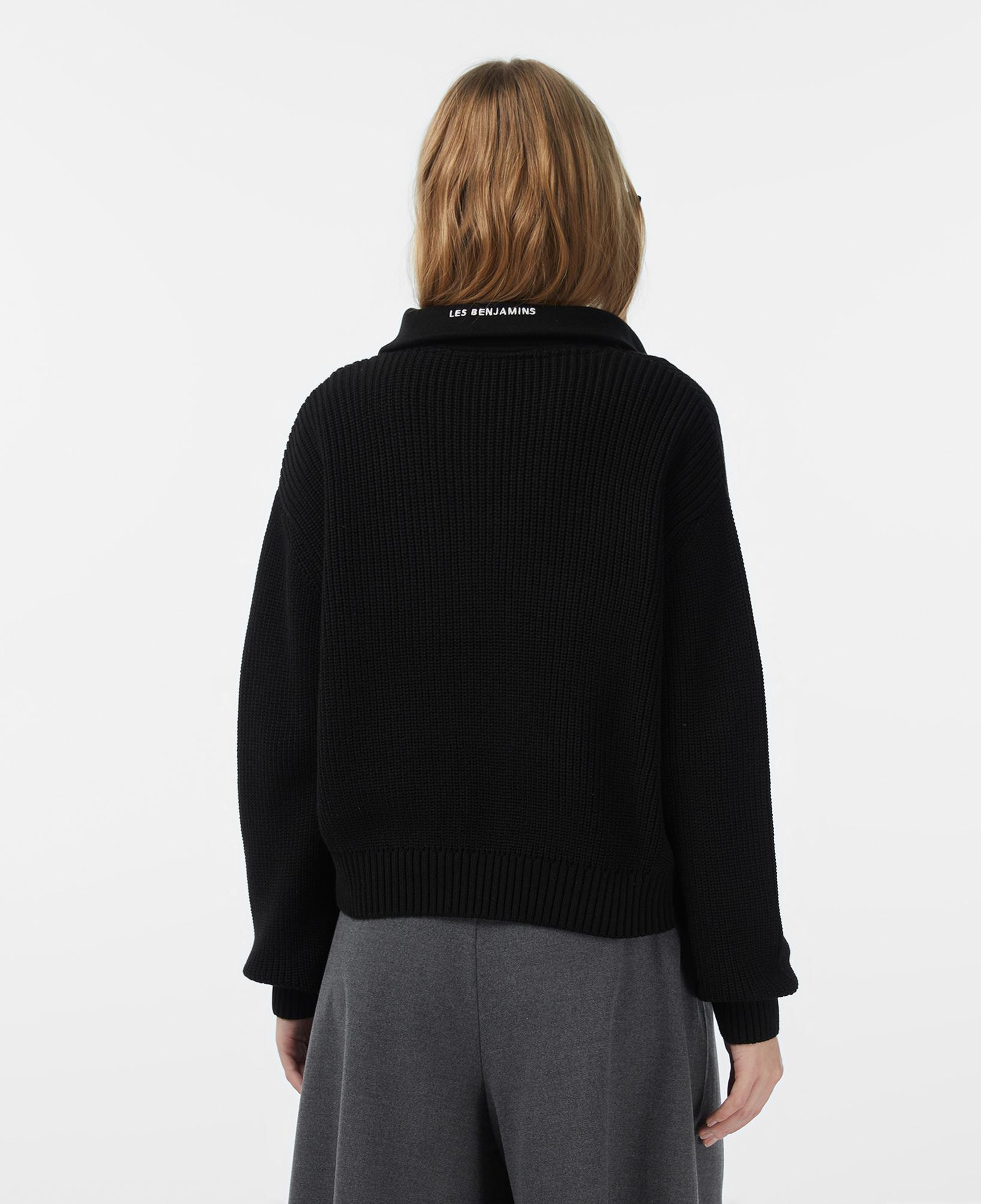 Les Benjamins Regular Fit Kadın Siyah Triko