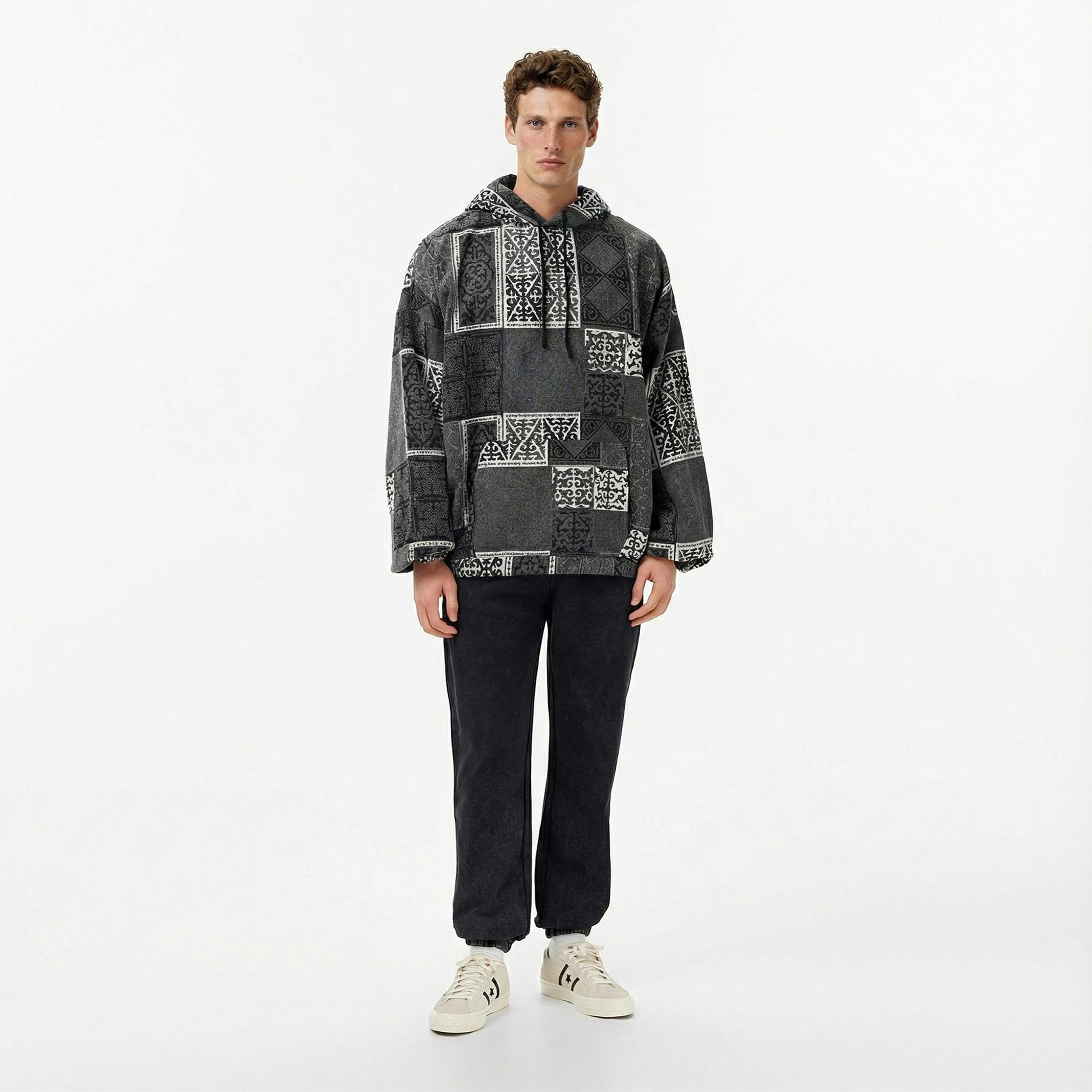 Les Benjamins 029 Erkek Renkli Sweatshirt
